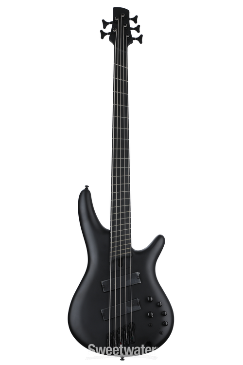 Ibanez Iron Label SRMS625EX - Black Flat | Sweetwater