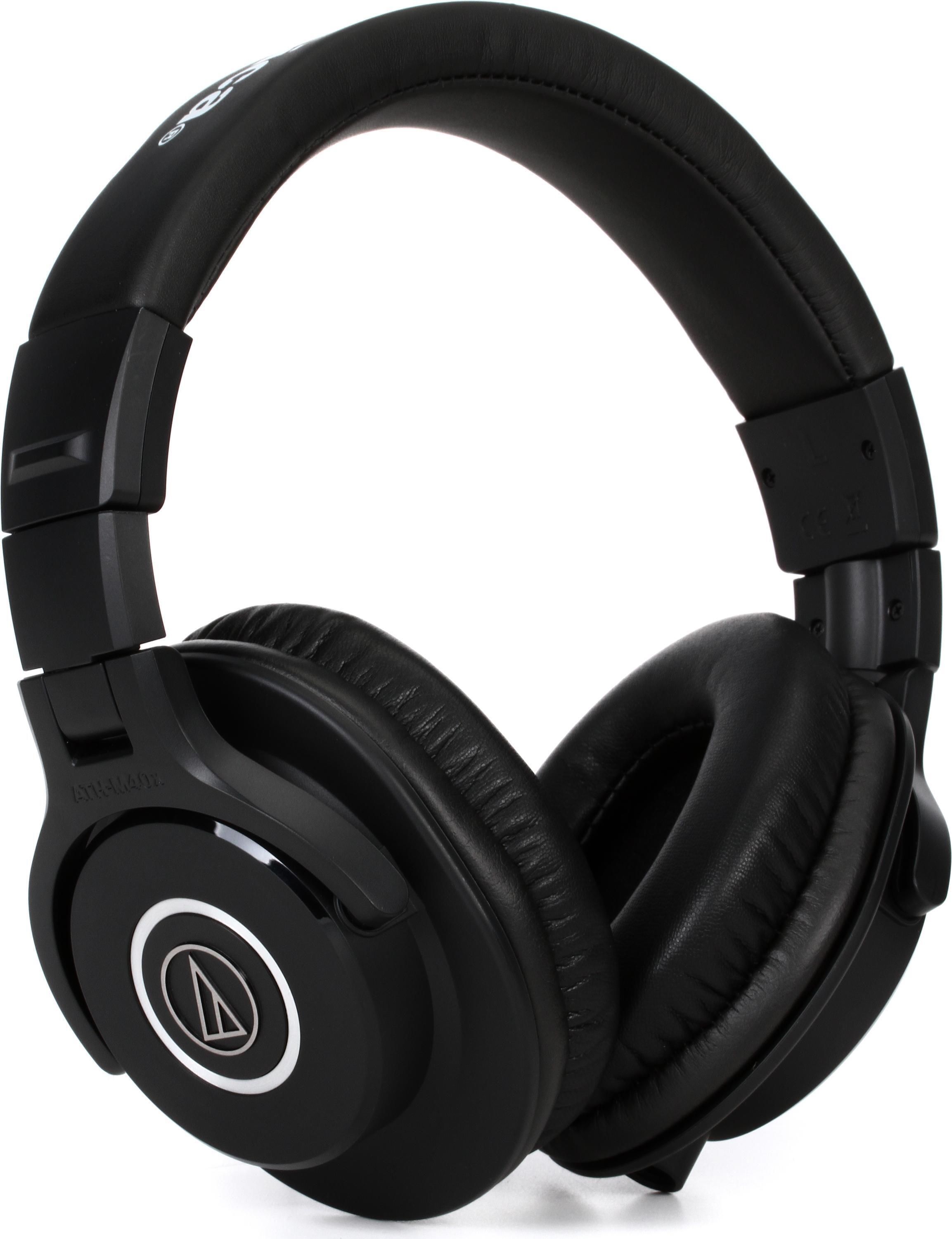 Audio Technica ATH M40x Closed back Studio Monitoring Headphones