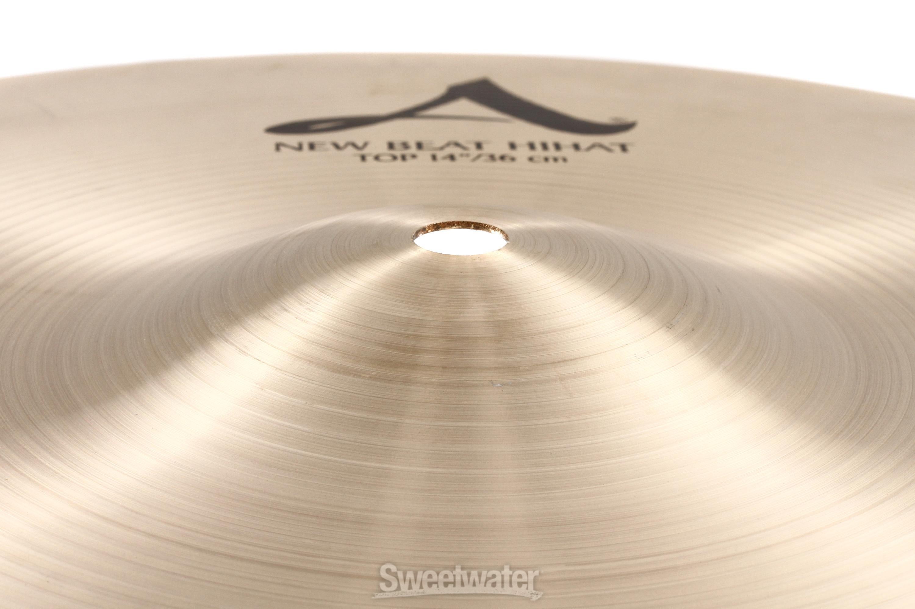 Zildjian 14 inch A Zildjian New Beat Hi-hat Cymbals | Sweetwater