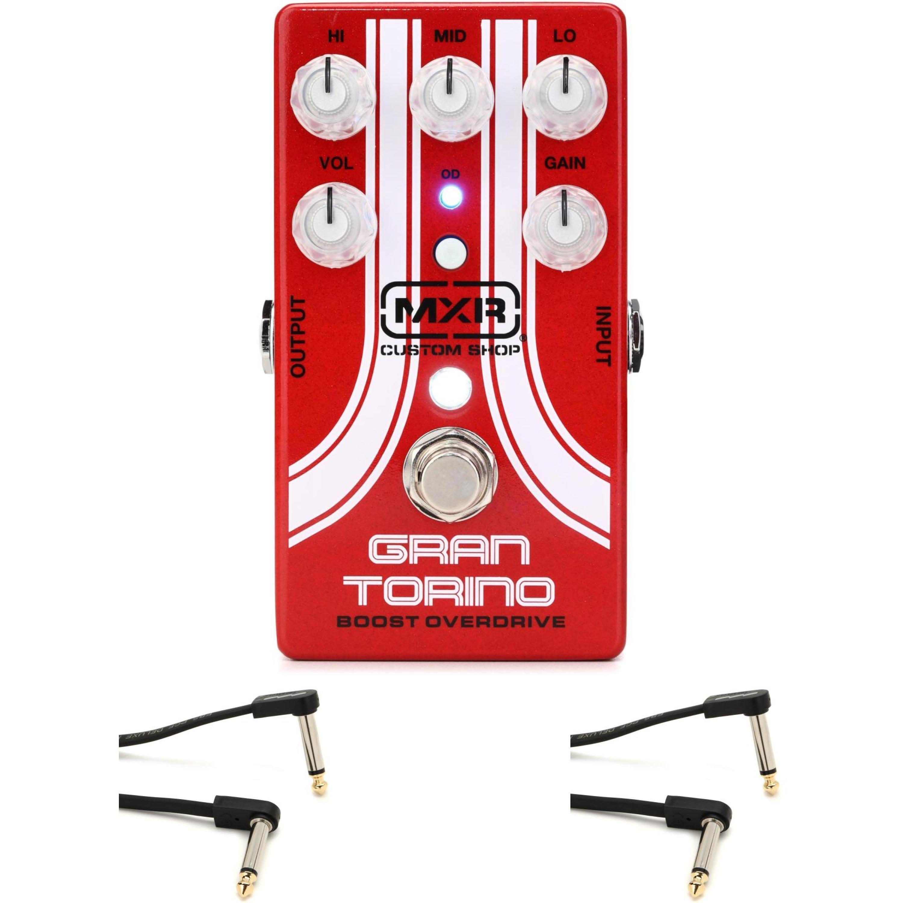 Dunlop Gran Torino Boost Overdrive Pedal with EBS Patch Cables