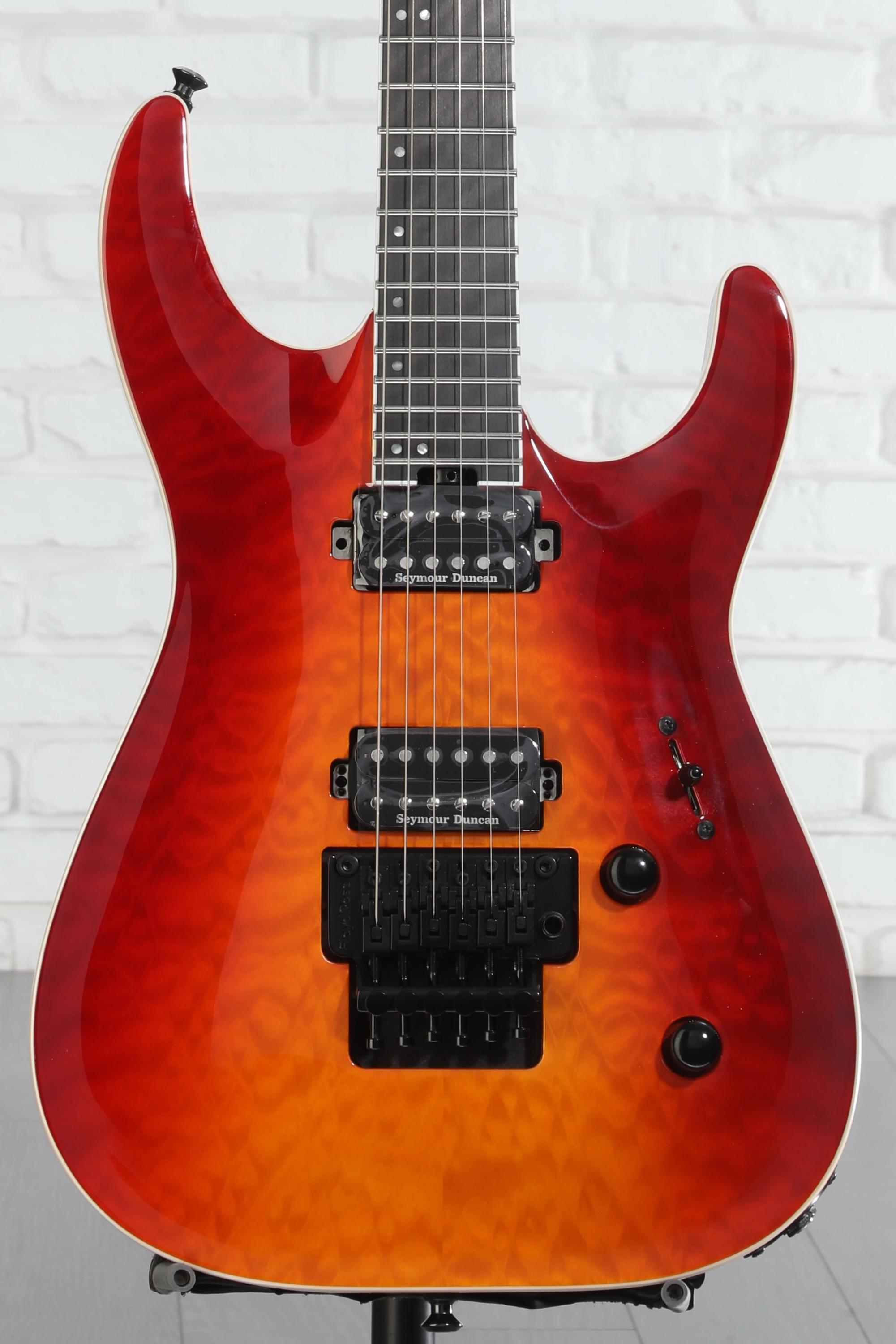 ギター JACKSON Pro Plus Series Pro Plus Series Dinky DKAQ Transparent Purple Burst