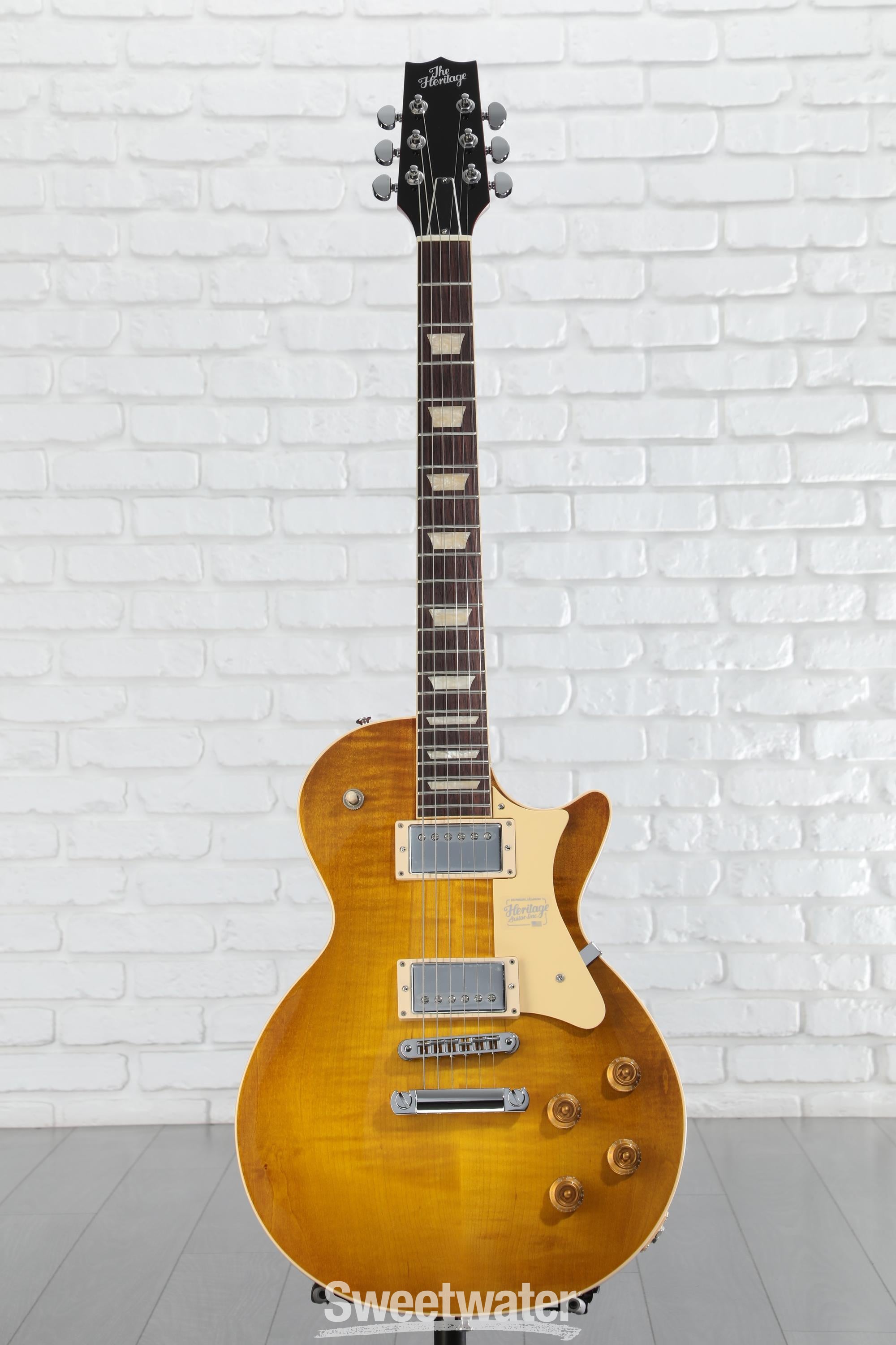 ギター Heritage H-150 DLT Dirty Lemon Burst Standard Collection H-150 Electric Guitar with Case, Dirty