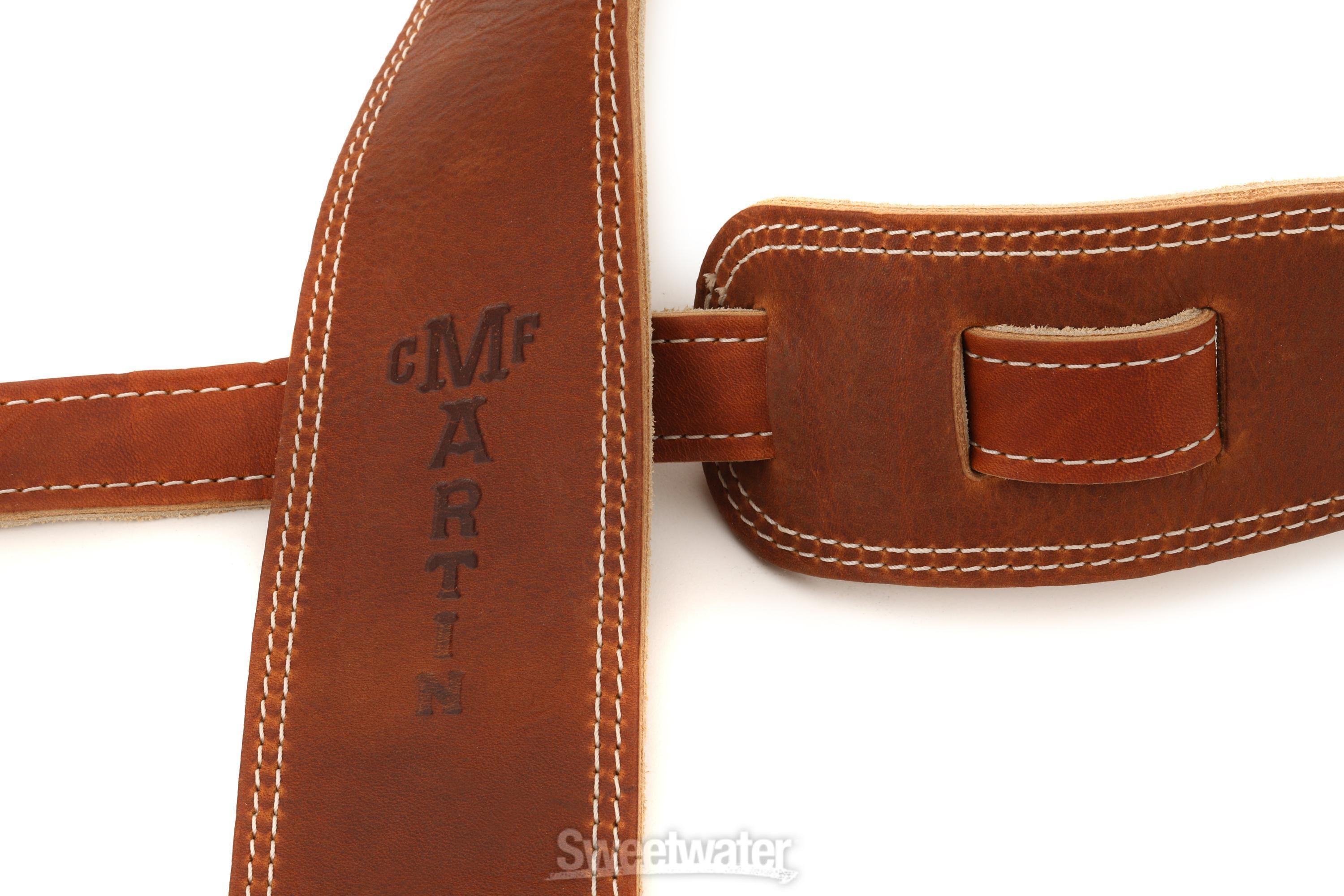 ギターストラップ Martin SUEDE BRW：Brown 18A0017 マーティン
