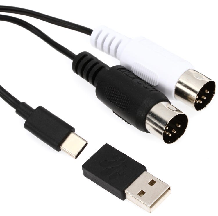 MIDI Cable, MIDI To USB Cable, Cord Keyboard USB MIDI Cable For True Plug &  Play 