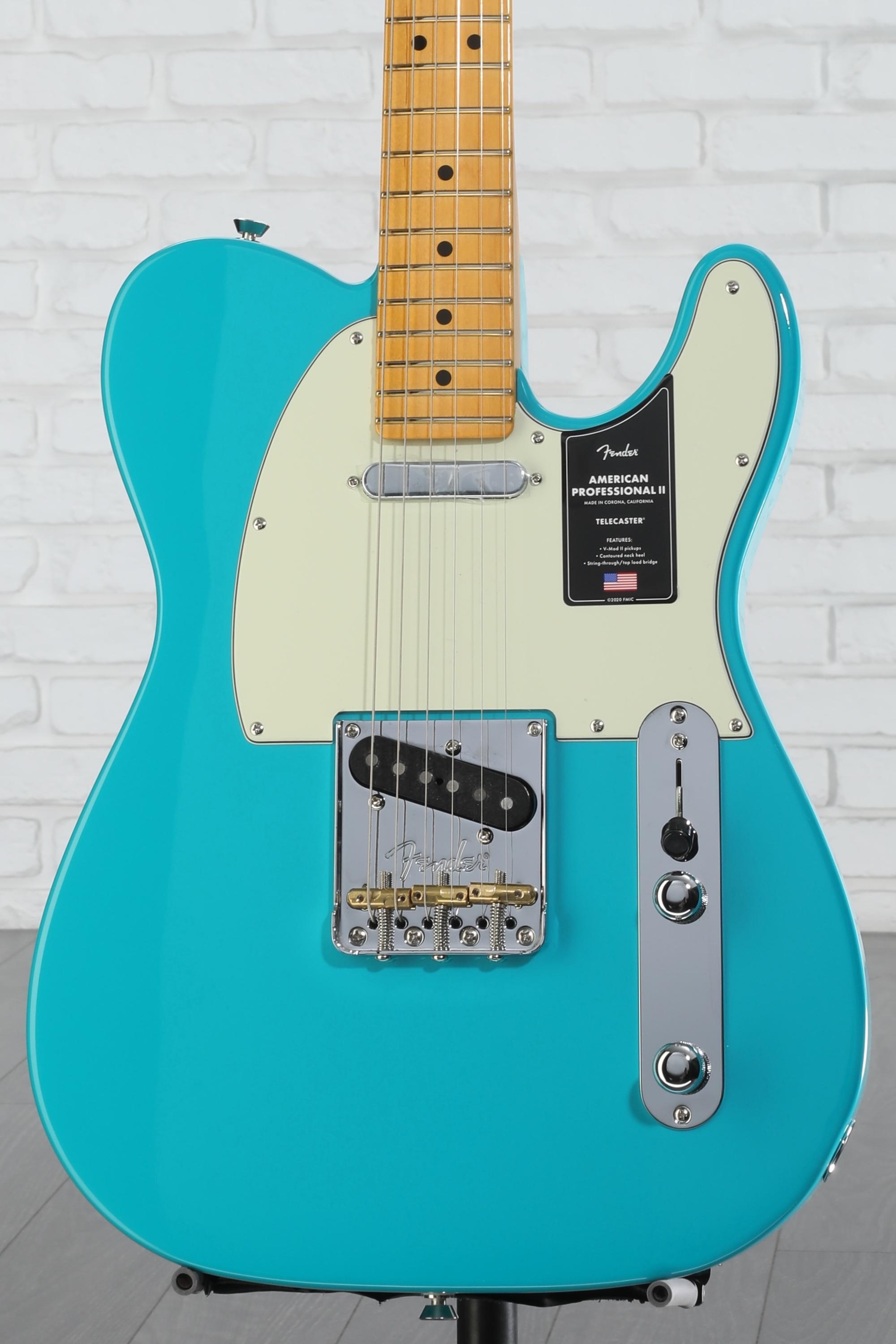 Fender American Professional II Telecaster - Miami Blue with Maple