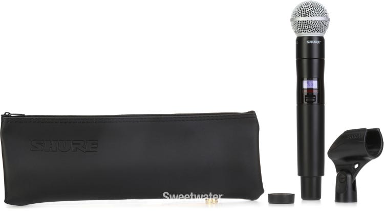 Shure QLXD 8-Channel Digital Wireless Handheld Microphone Package