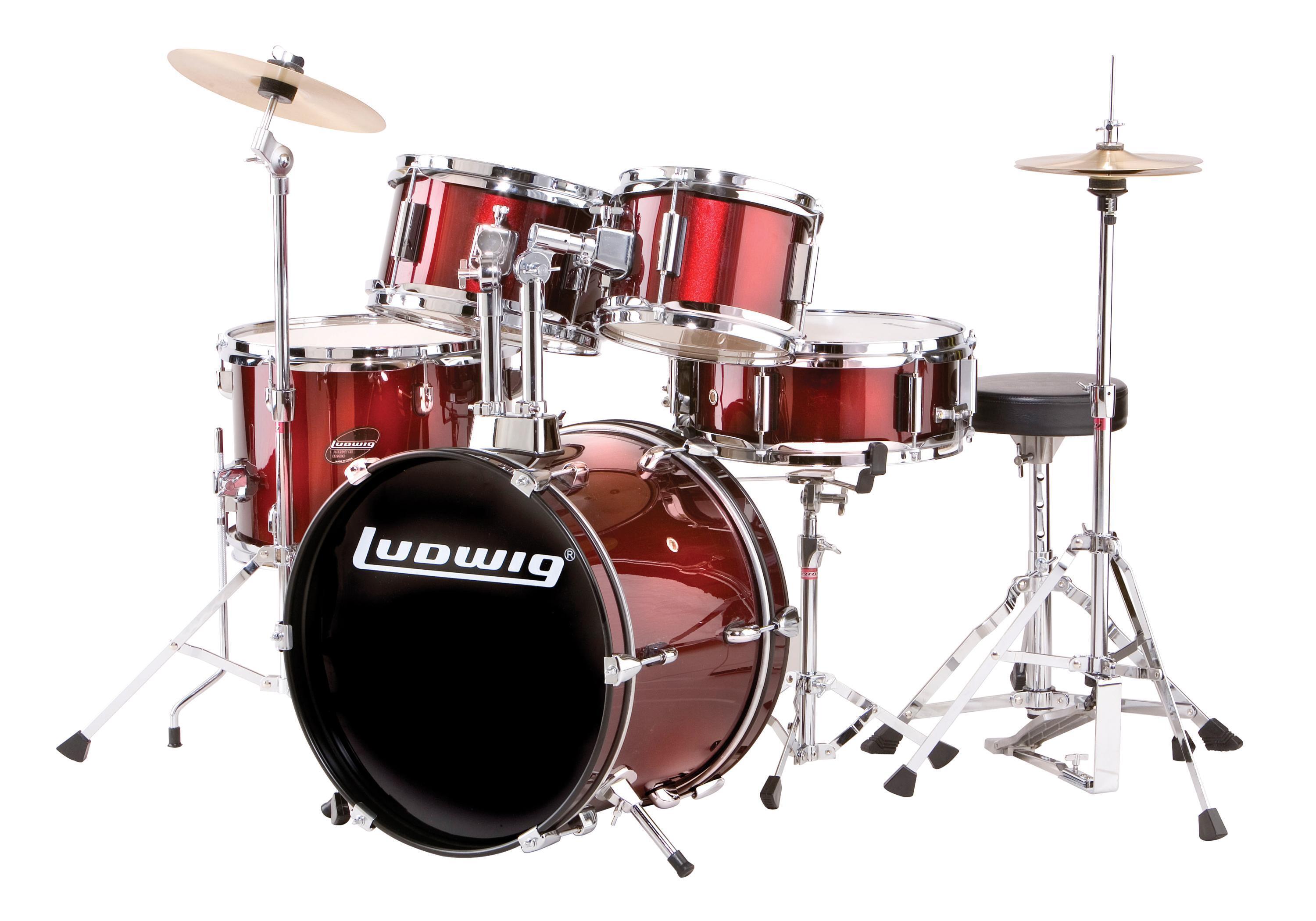 Ludwig 5 piece store junior drum set