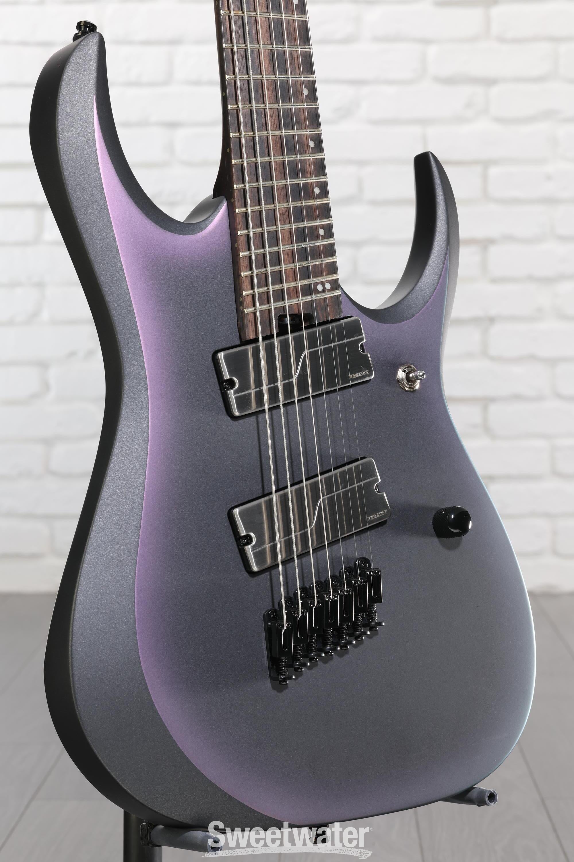 Photo of Ibanez Axion Label RGD71ALMS - Black Aurora Burst Matte