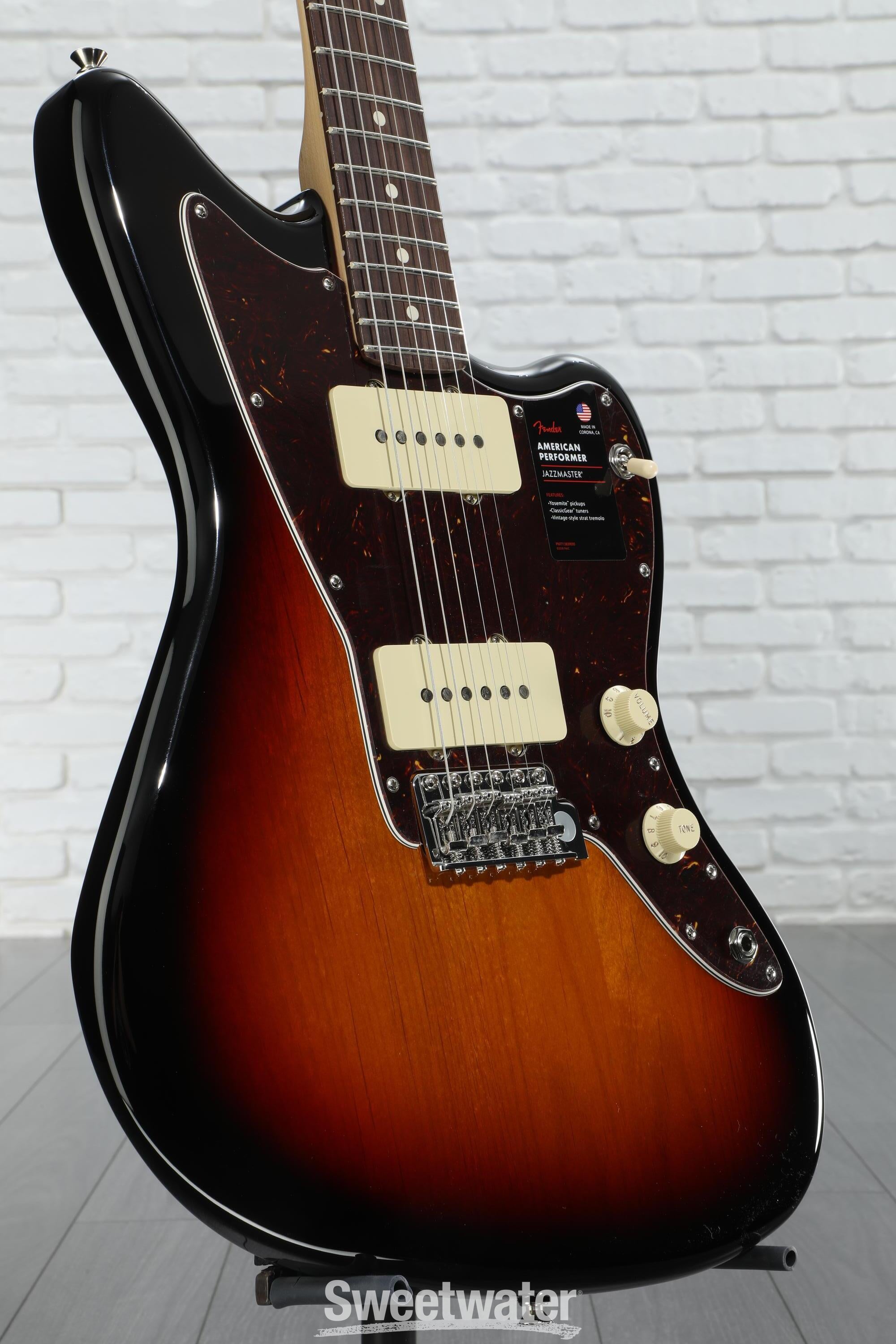 Fender American Performer Jazzmaster - 3-Tone Sunburst with