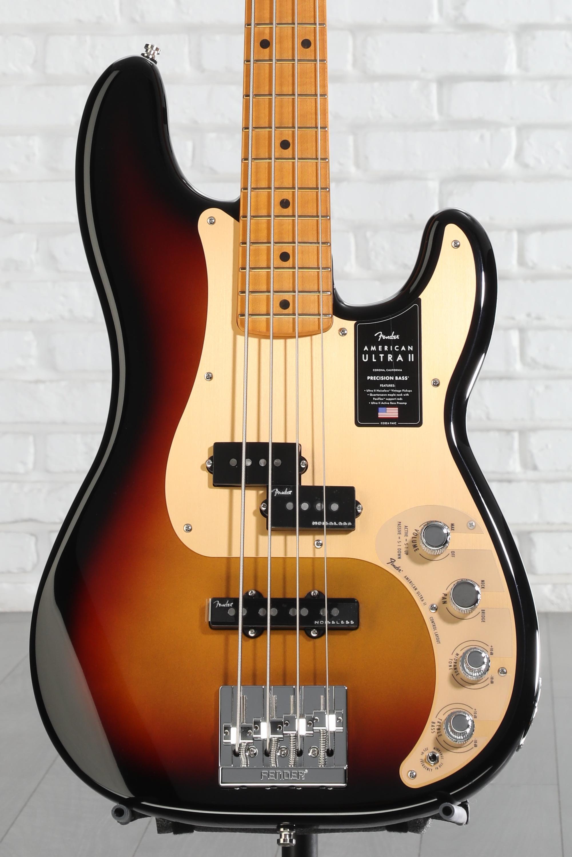 Fender American Ultra II Precision Bass - Ultraburst | Sweetwater