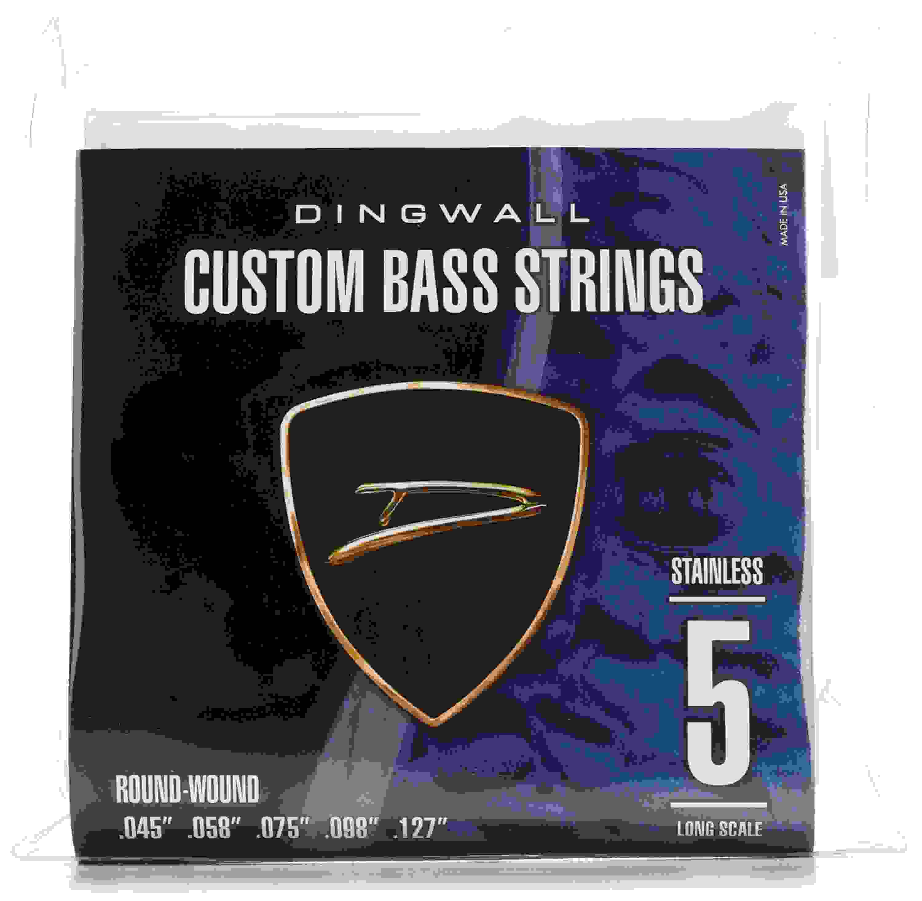 Dingwall Guitars Stainless Steel Bass Strings - .045-.127, Long-scale 5 ...