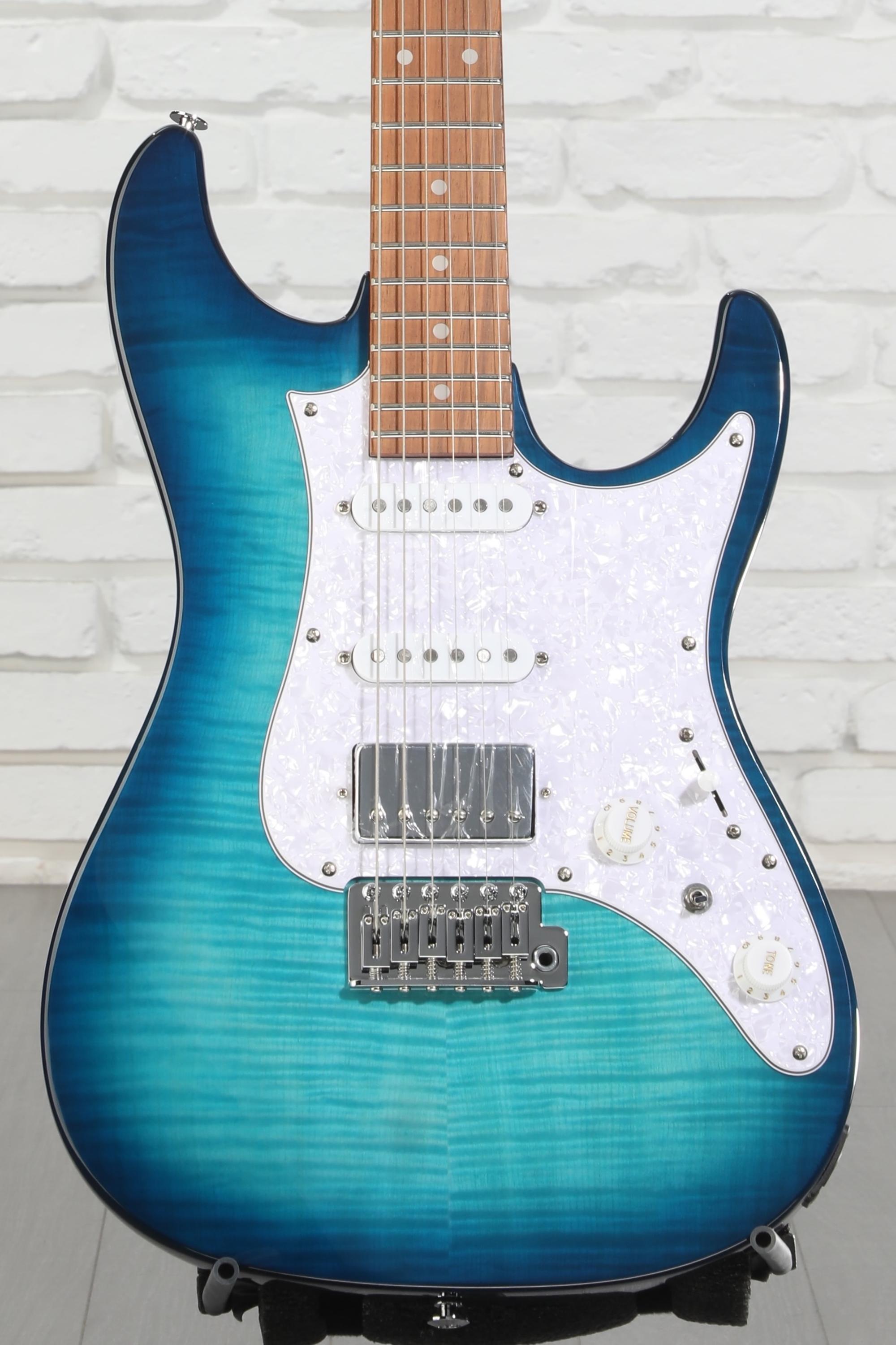 Ibanez Standard AZ22S1F Electric Guitar - Transparent Turquoise