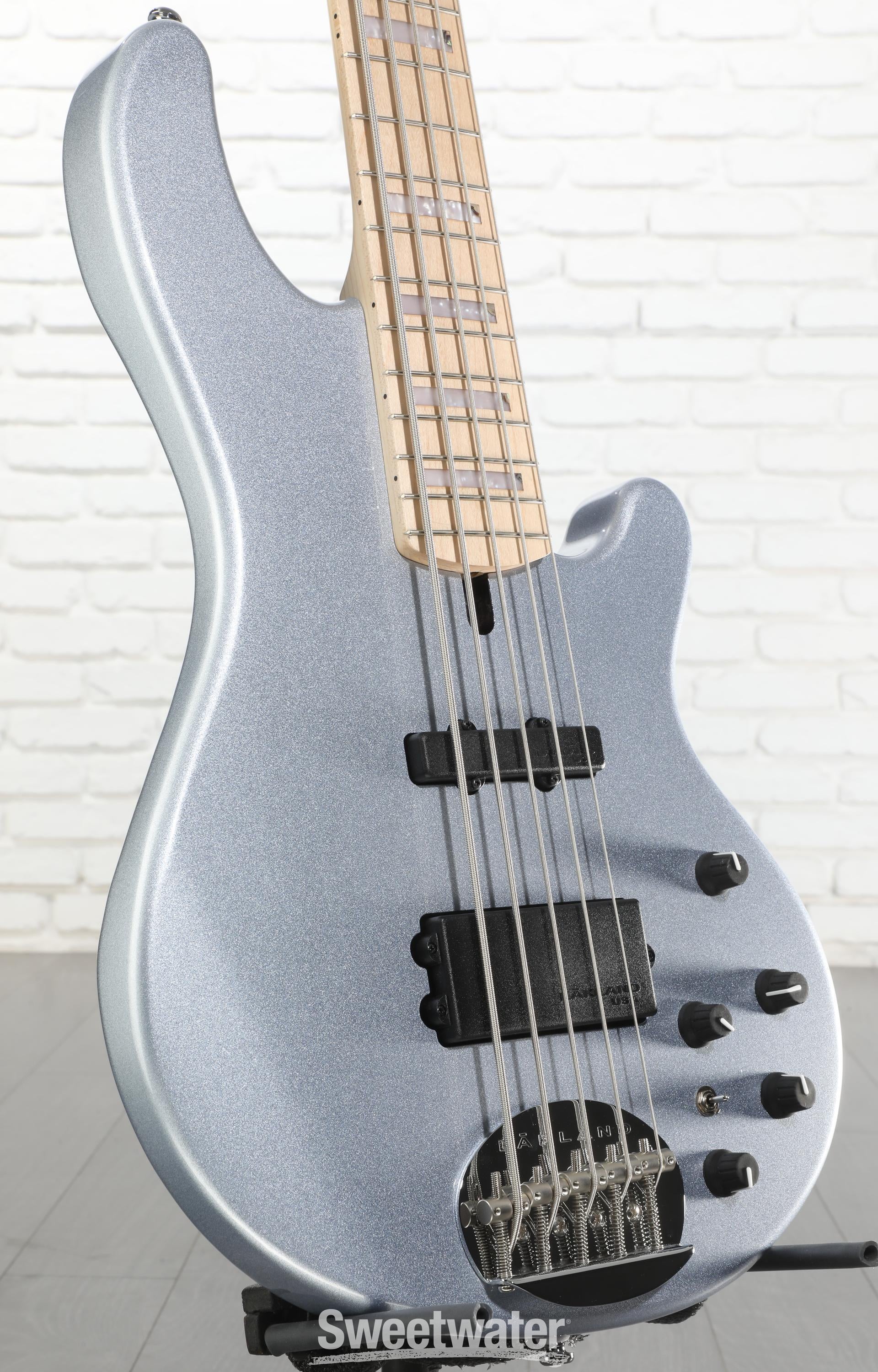 Lakland Skyline 55-02 Custom Bass Guitar - Ice Blue Metallic with