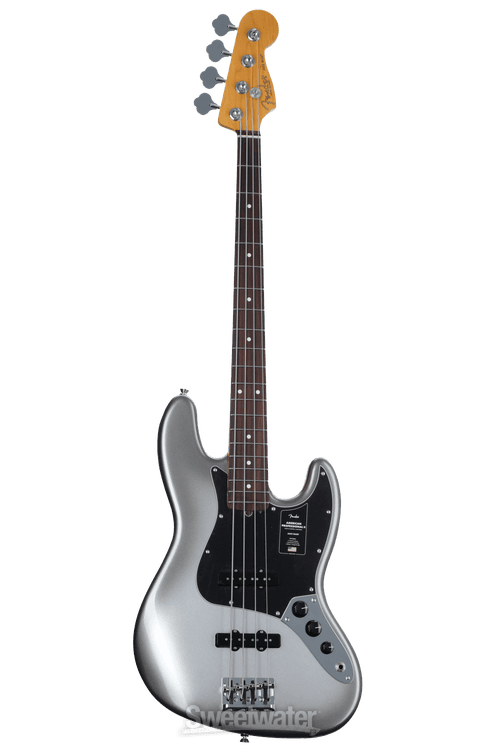 Fender American Professional II Jazz Bass - Mercury with Rosewood  Fingerboard