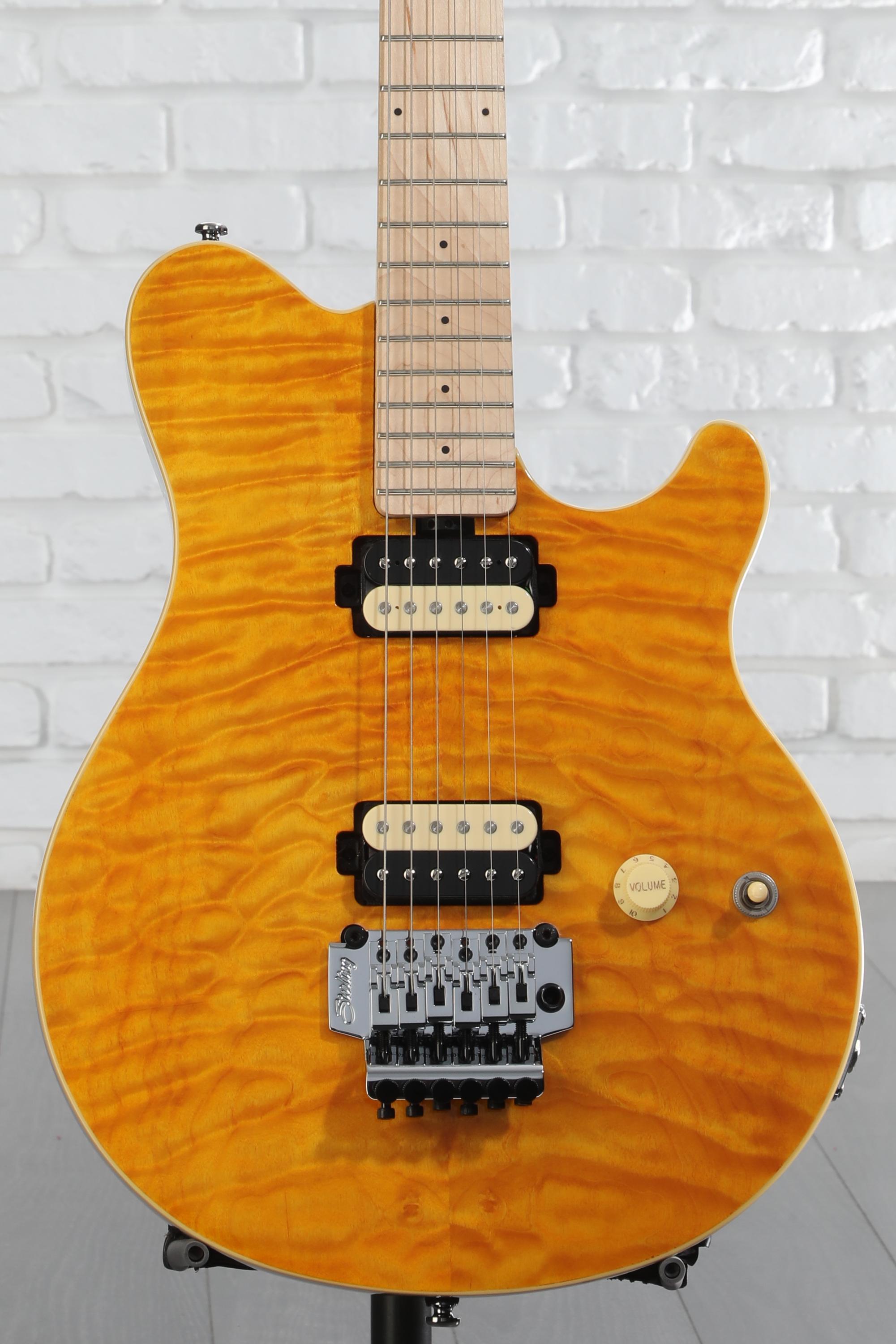 sterling by Music Man Axis トランスゴールド Sterling By Music Man Axis Quilted Maple Electric Guitar