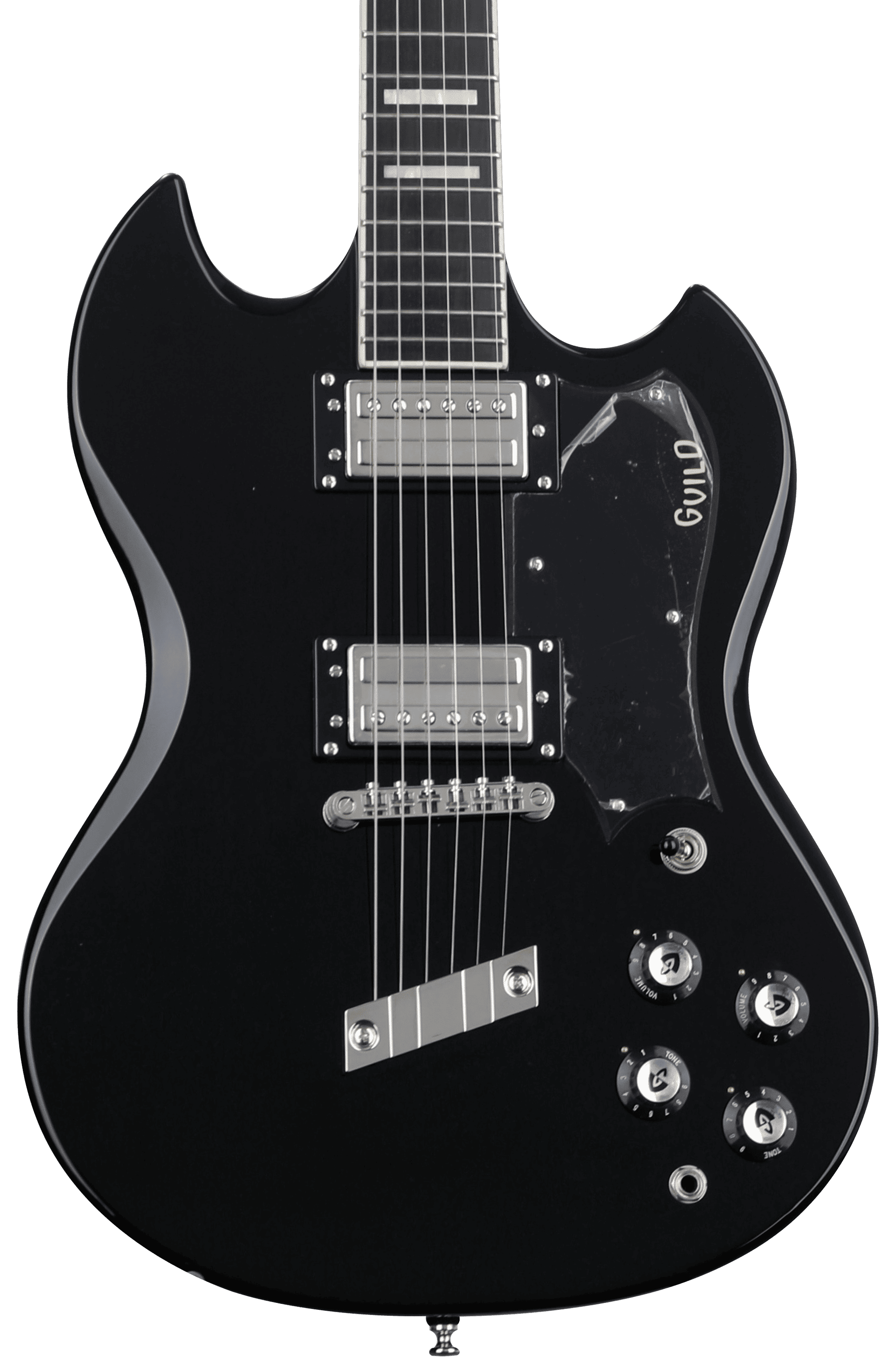 Guild Polara Limited Electric Guitar Black Sweetwater