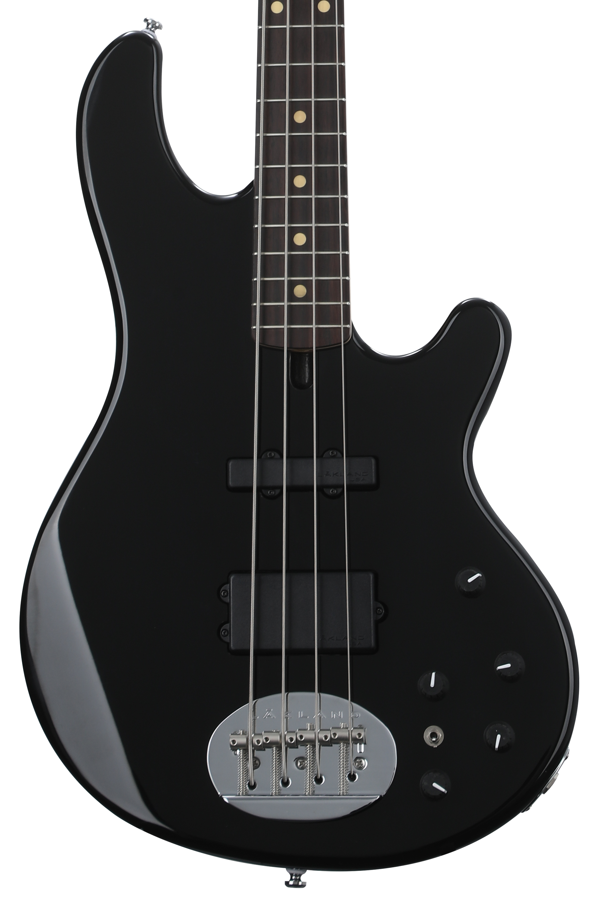 Lakland Skyline 44-02 Standard - Black with Rosewood Fingerboard