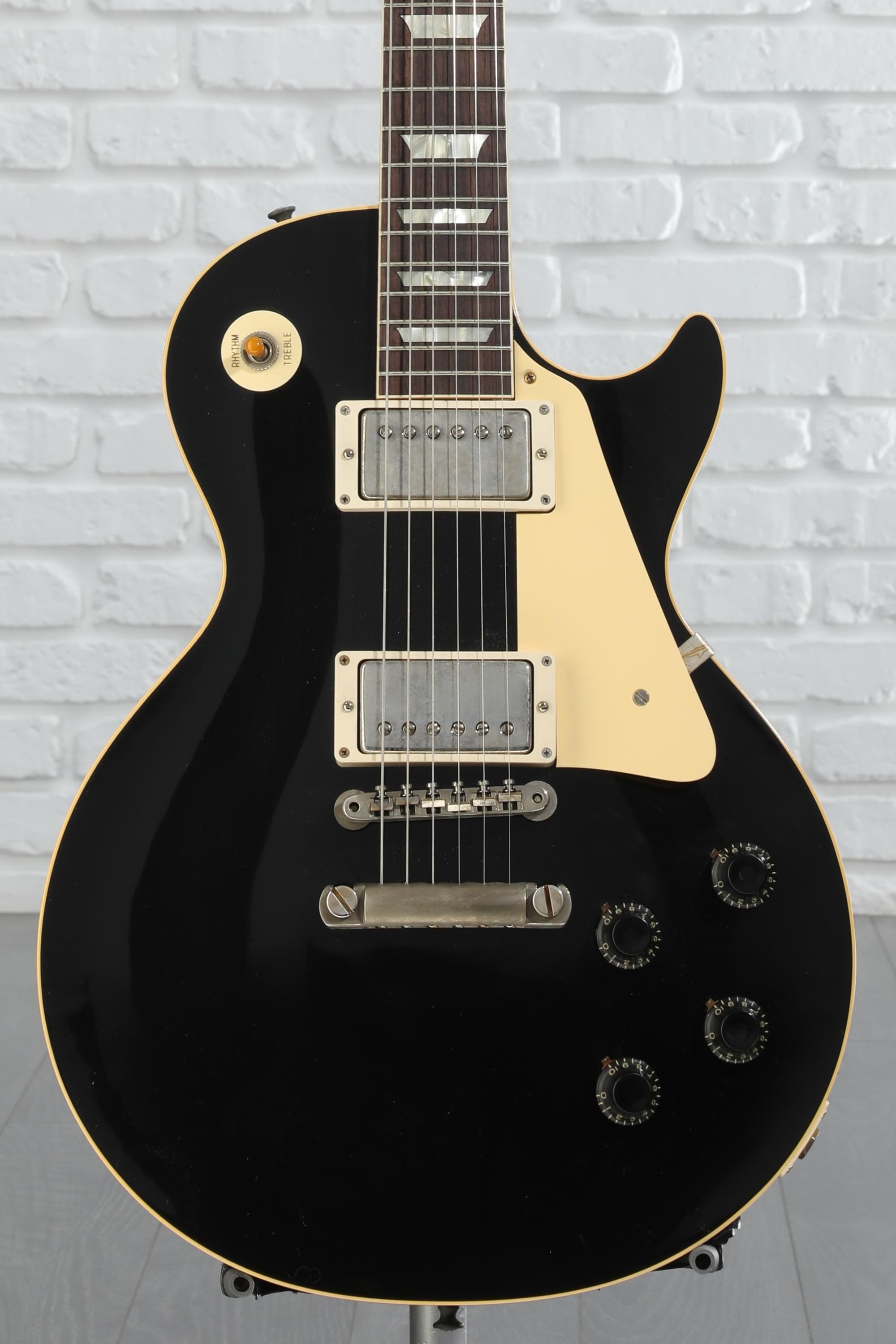 ギター Gibson LP Standard Ebony Black Gibson Les Paul Standard 08 - Ebony | Sweetwater