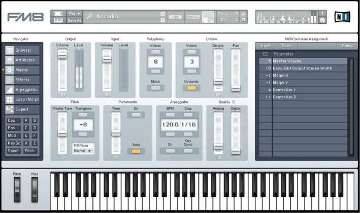 MIDI関連機器 Native instruments FM8  UnaCorda Native Instruments FM8 Synthesizer Software | Sweetwater