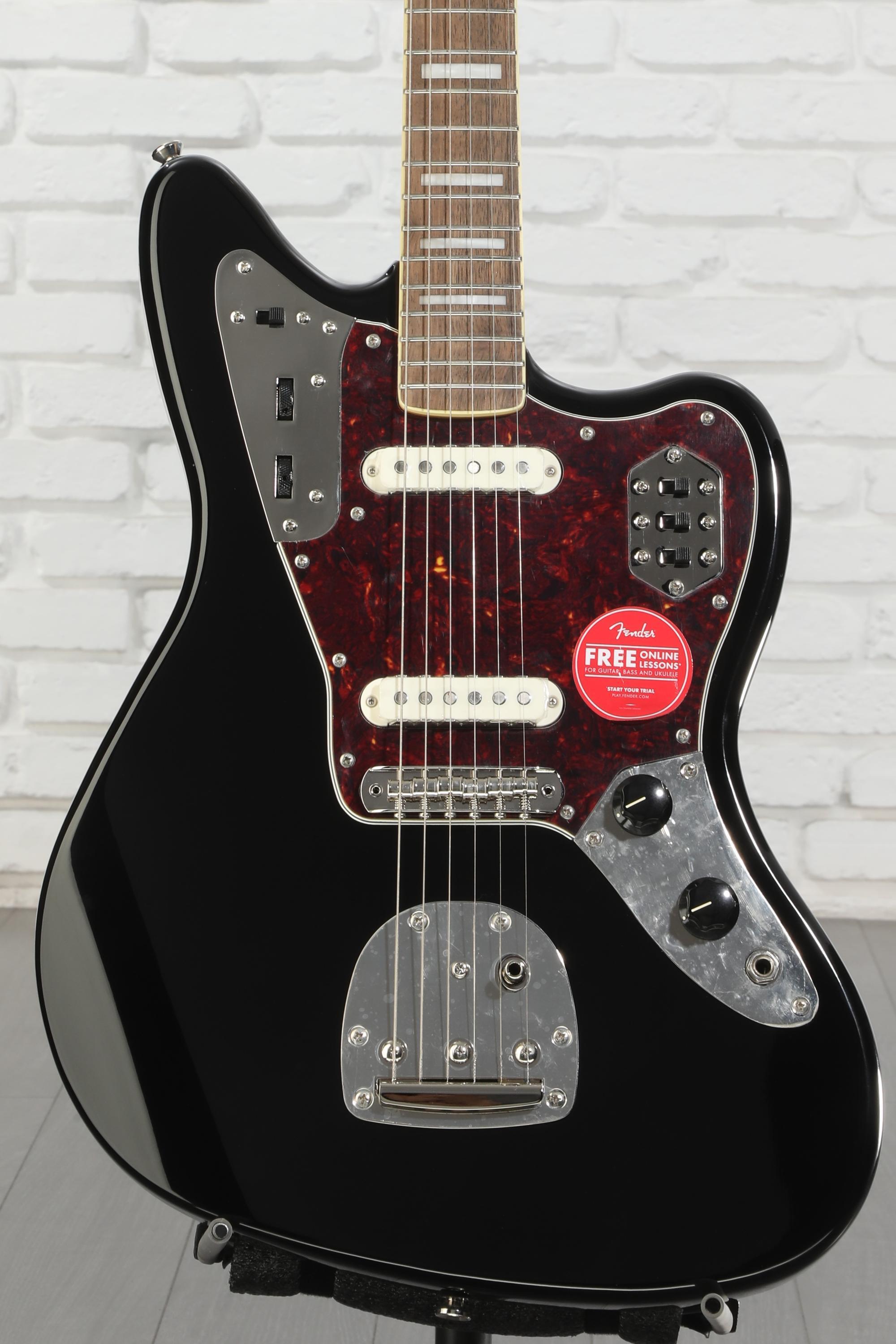 Squier Classic Vibe '70s Jaguar - Black | Sweetwater