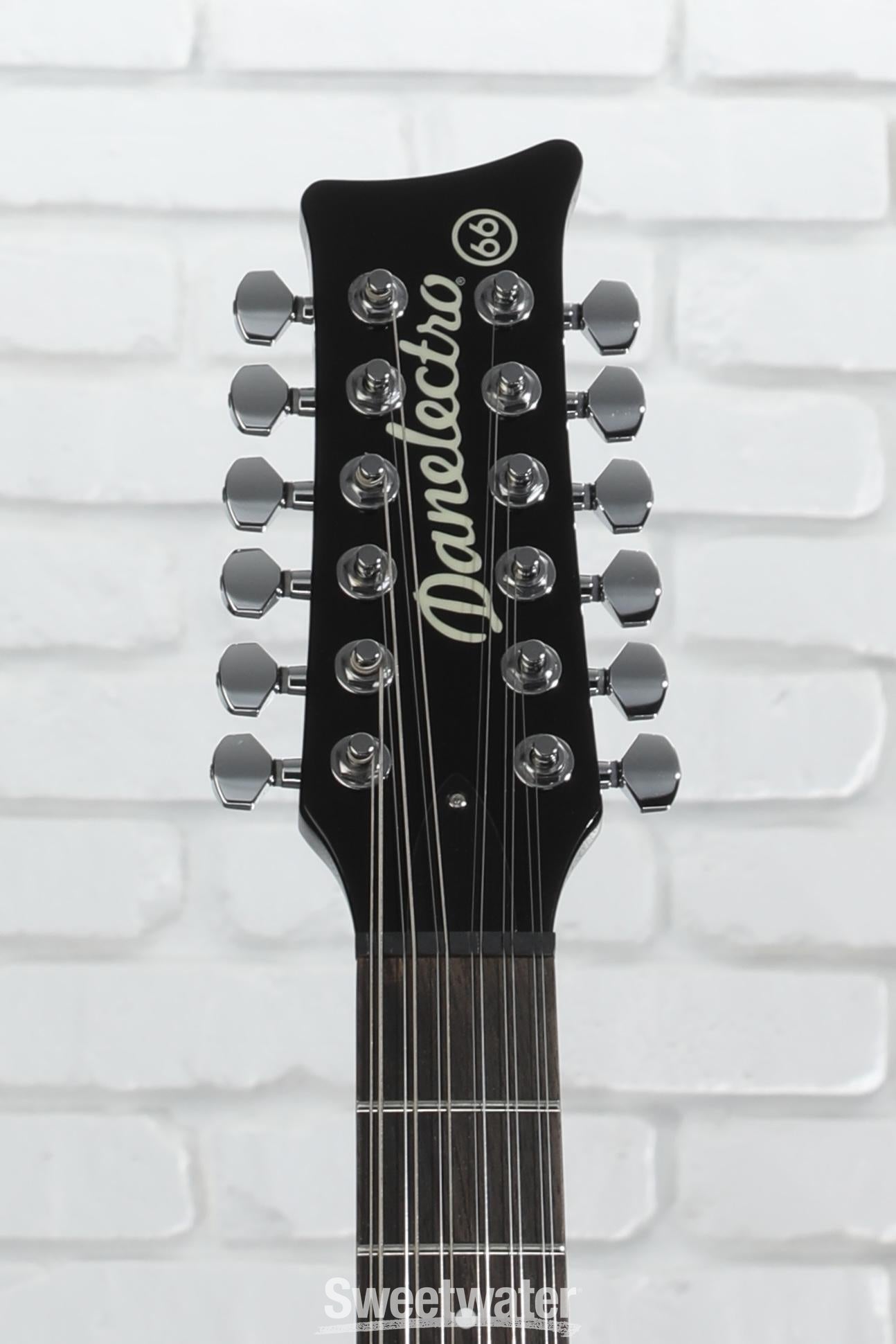 Dan Electro 12弦guitar　Black Amazon.com: Danelectro 12SDC 12-String Electric Guitar Black