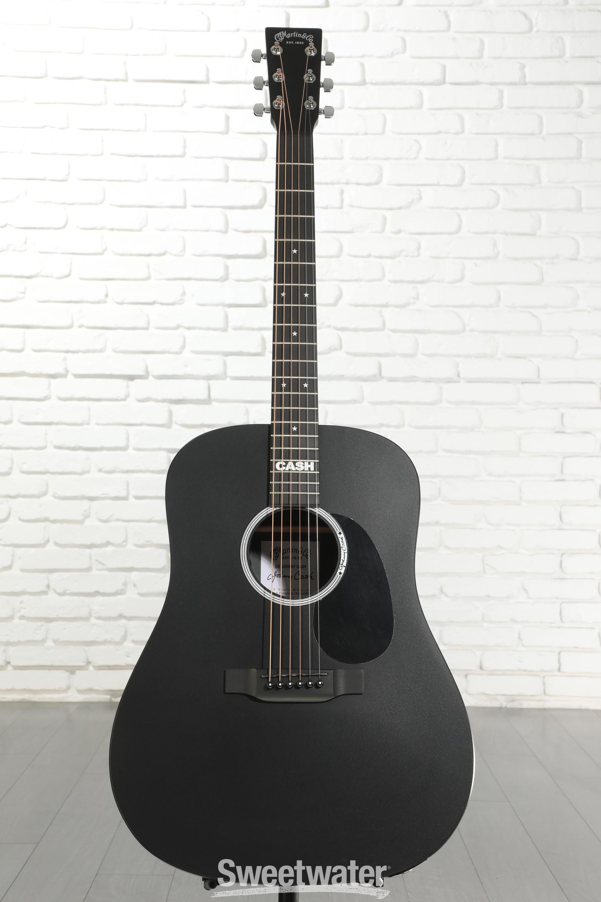 Martin DX Johnny Cash - Jet Black | Sweetwater