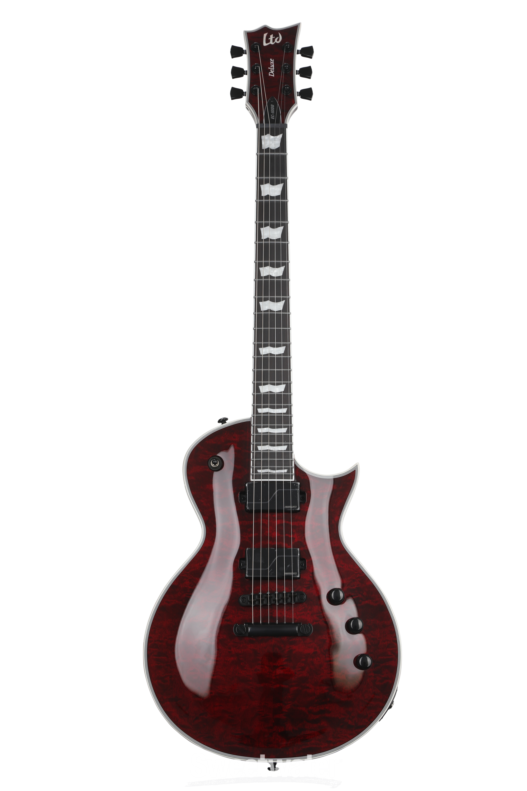 EDWARDS SHUSE ベース E-UT Acid Black Cherry ESP LTD EC-154DX - See Thru Black Cherry | Sweetwater