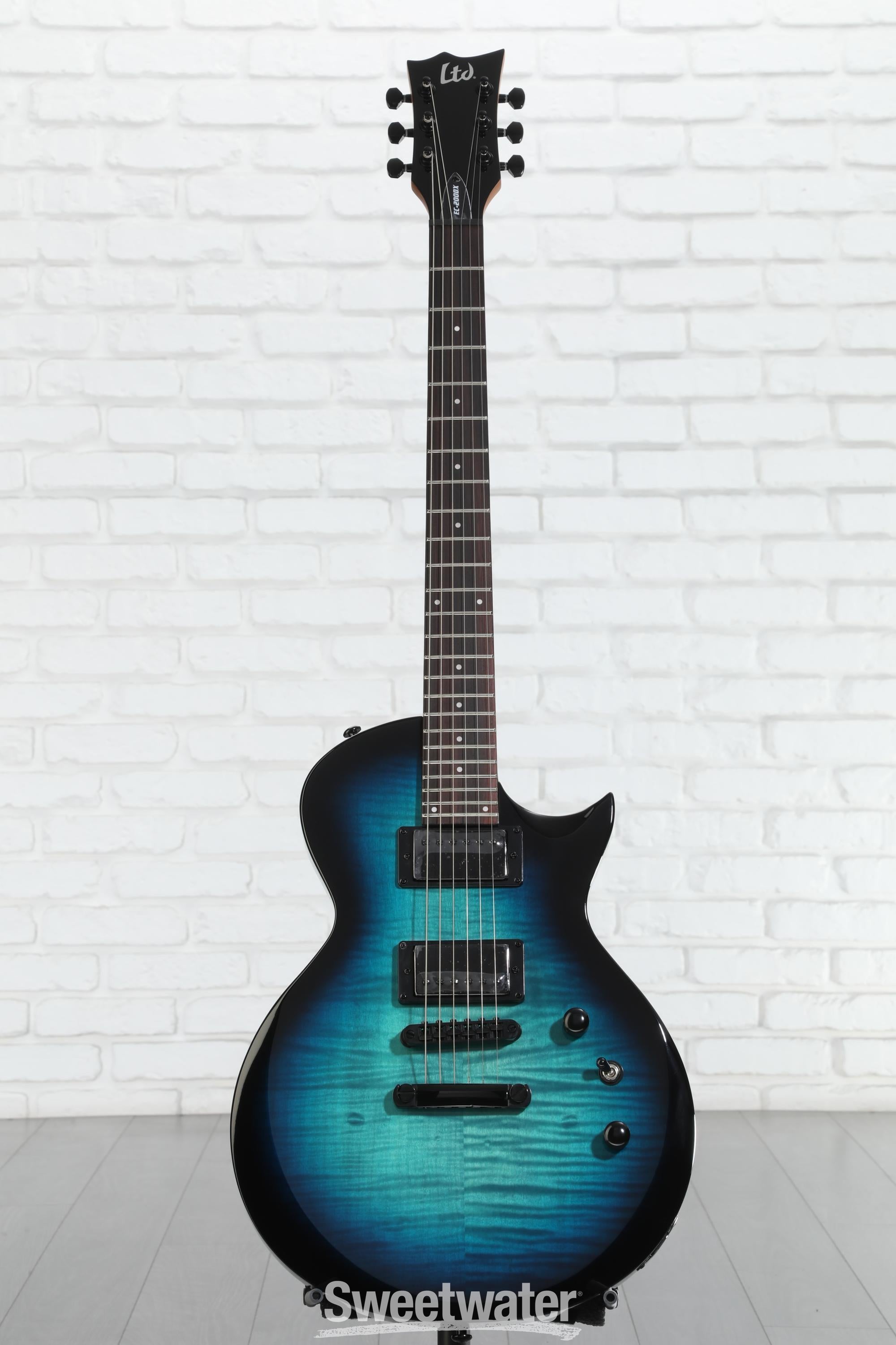 ESP LTD EC-200DX Electric Guitar - Blue Burst | Sweetwater