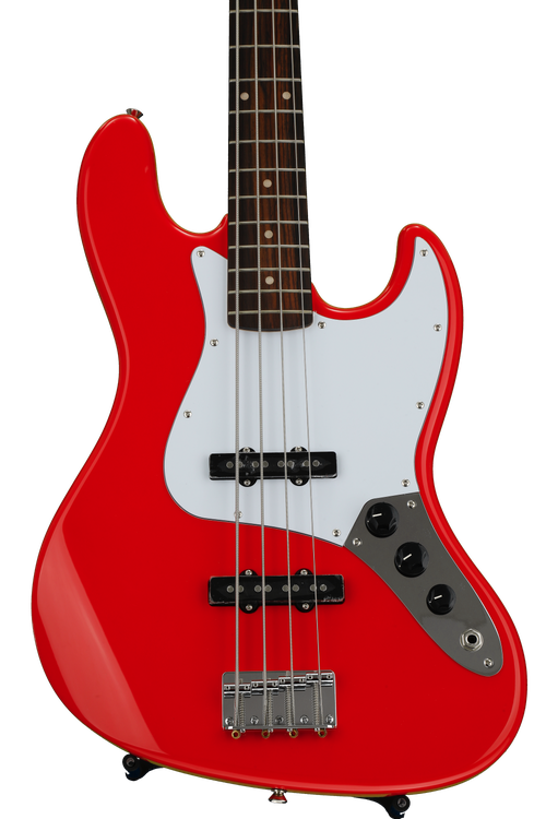 Squier by Fender Jazz Bass レッド Squier Affinity Series Jazz Bass - Race Red | Sweetwater