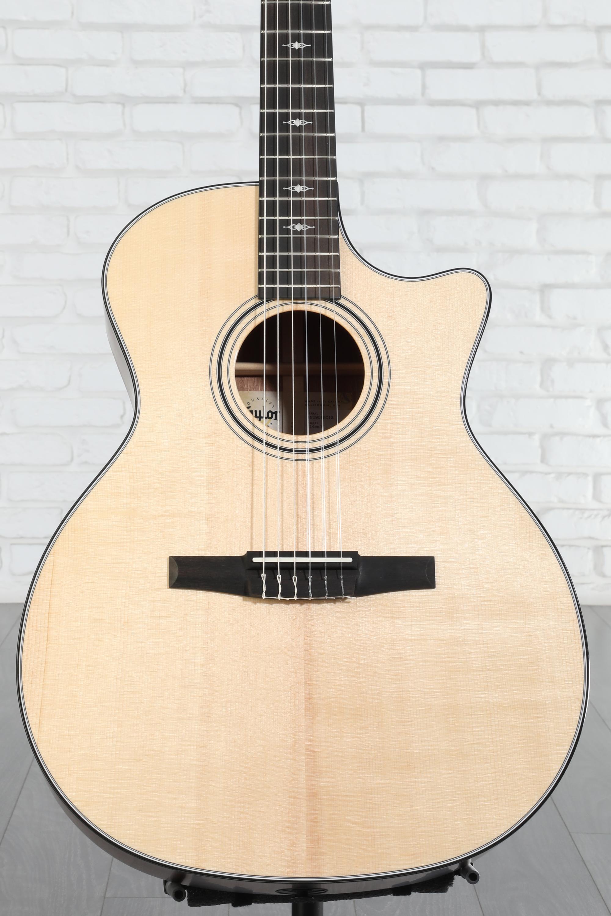 Taylor 314ce-N Nylon Acoustic-electric Guitar - Natural Sitka