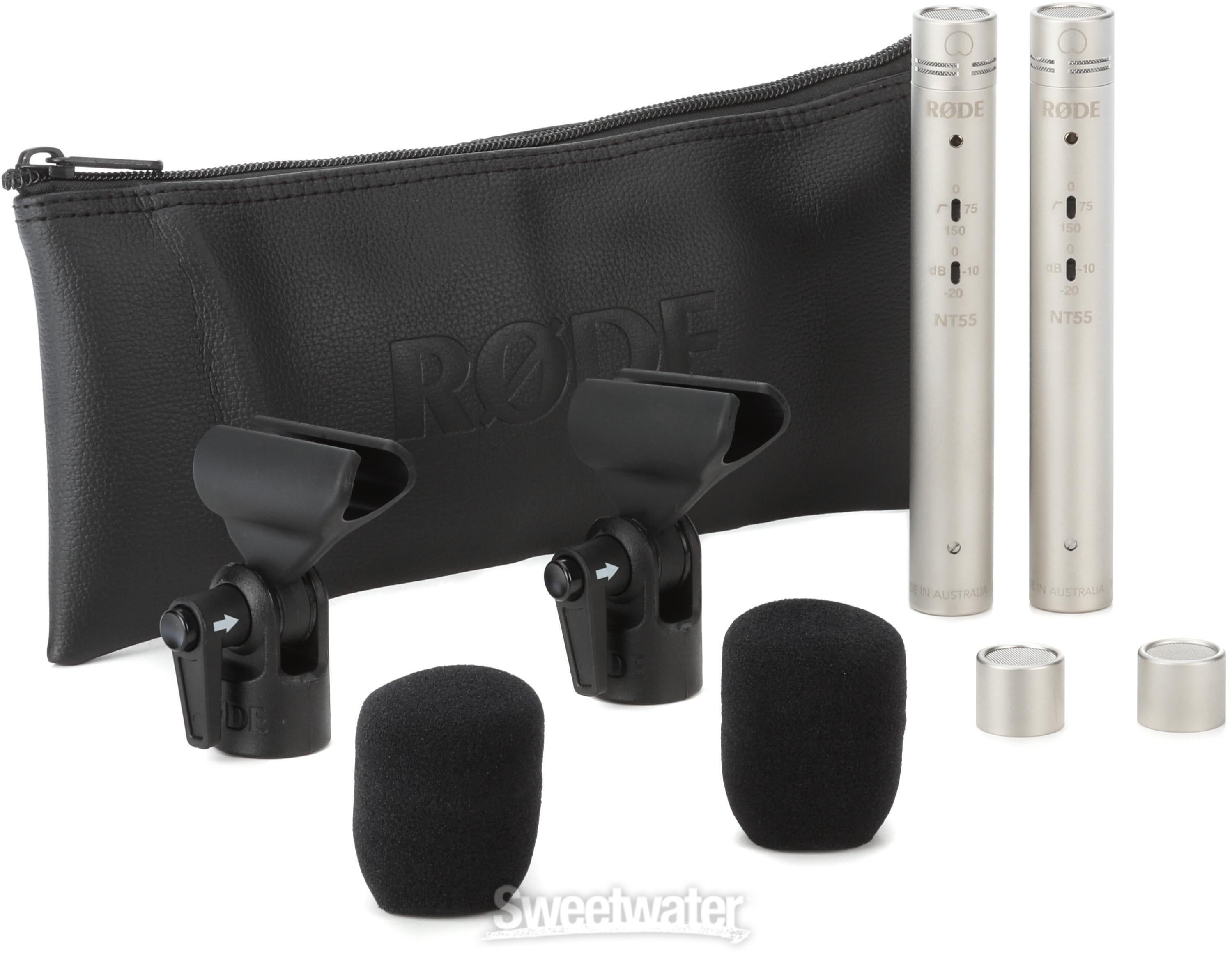 RODE NT55 Matched Pair ペア ケース付き 美品 スタンド Amazon.com: Rode NT55 Multi-Pattern Condenser Microphones, Matched