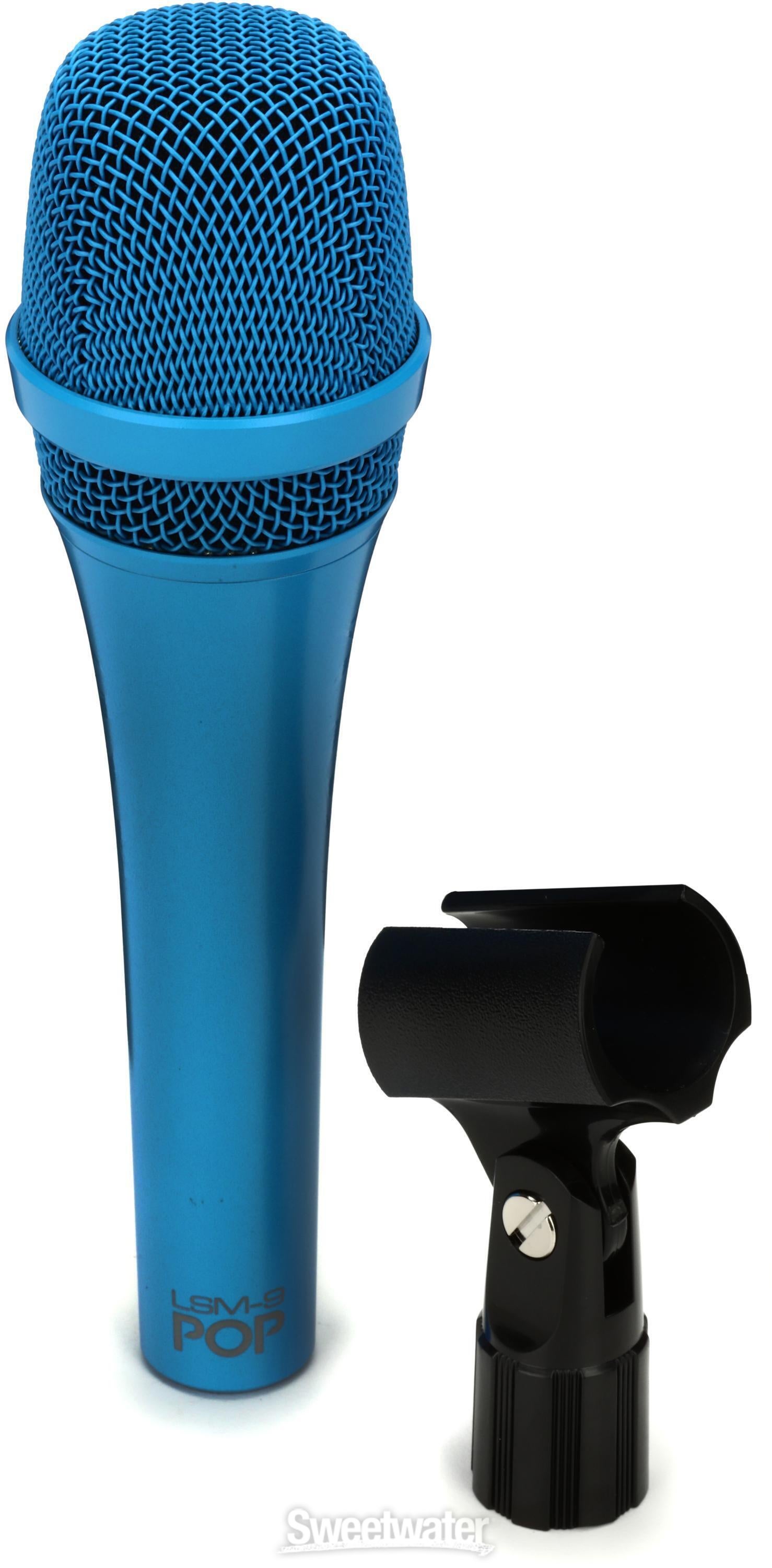 MXL LSM-9 POP Premium Dynamic Vocal Microphone - Blue | Sweetwater