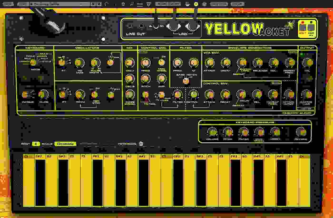 Cherry Audio Yellowjacket Virtual Analog Synthesizer