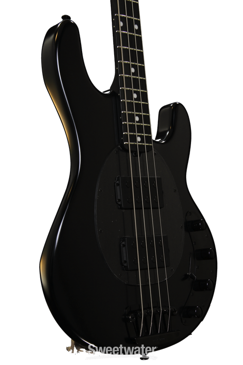 Ernie Ball Music Man StingRay 4 HH - Stealth Black, Ebony Fingerboard