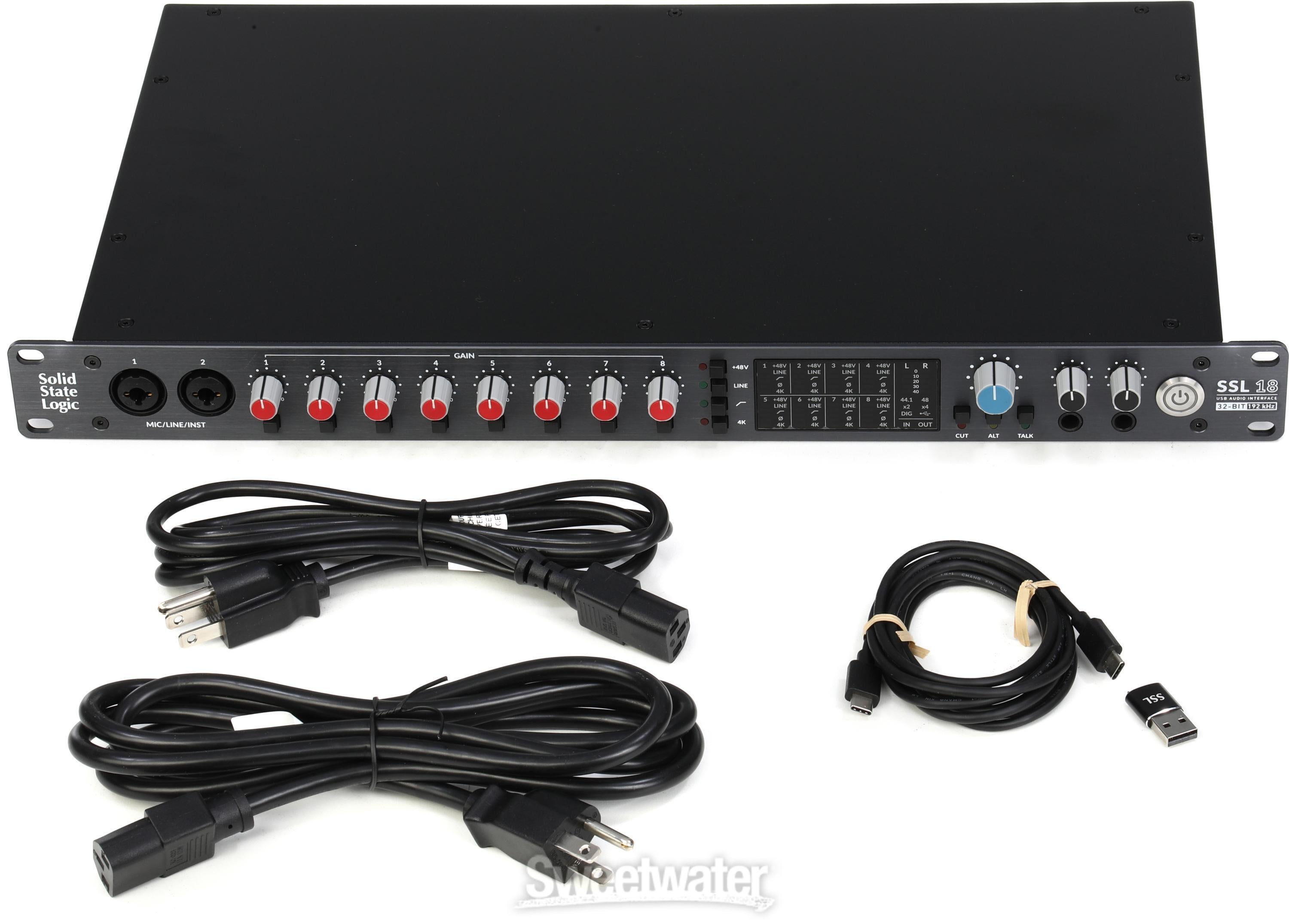 Solid State Logic SSL18 USBオーディオインターフェース Solid State Logic SSL 18 Audio Interface | FrontEndAudio.com