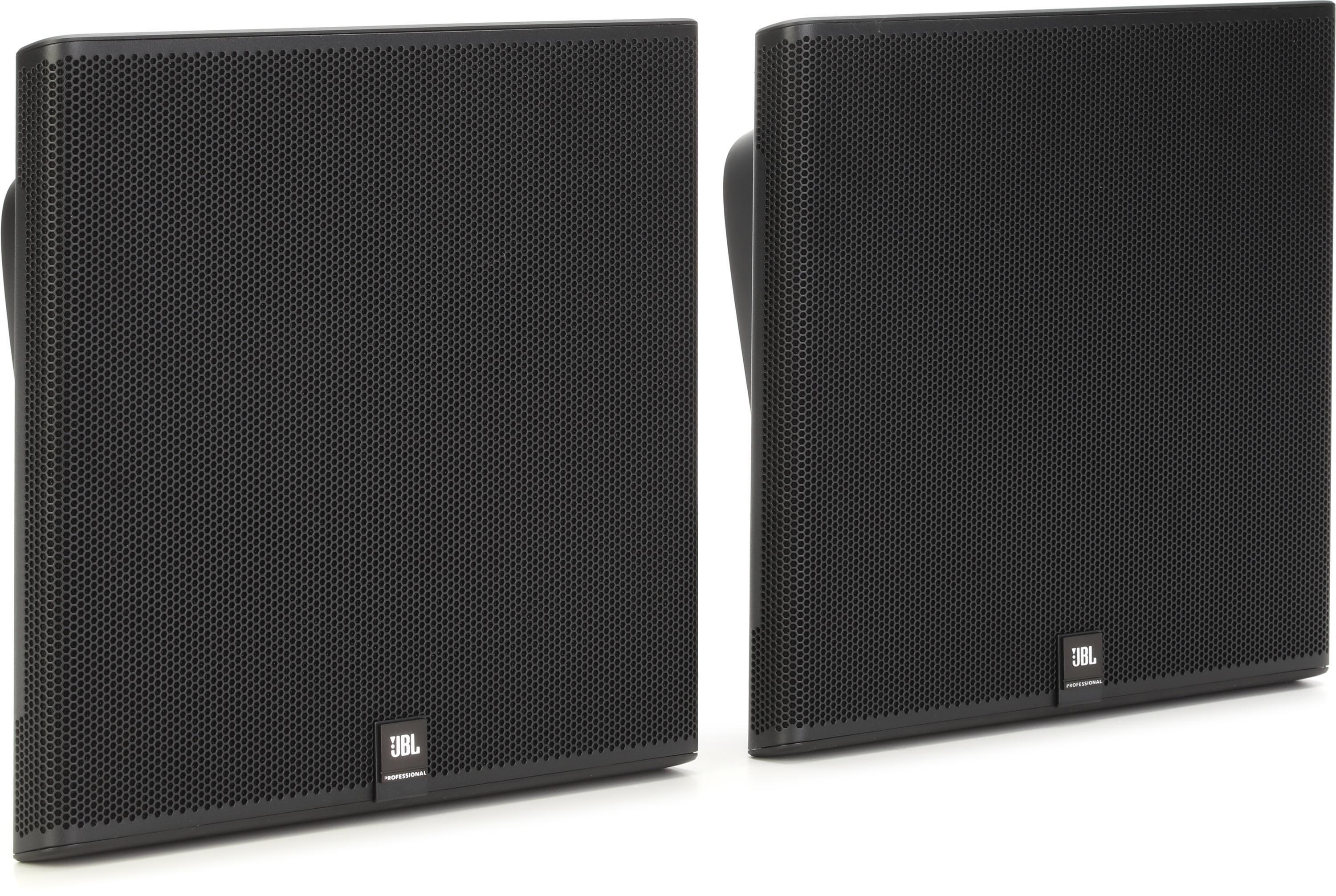 JBL SLP14/T Low-profile On-wall Speaker - Black (Pair