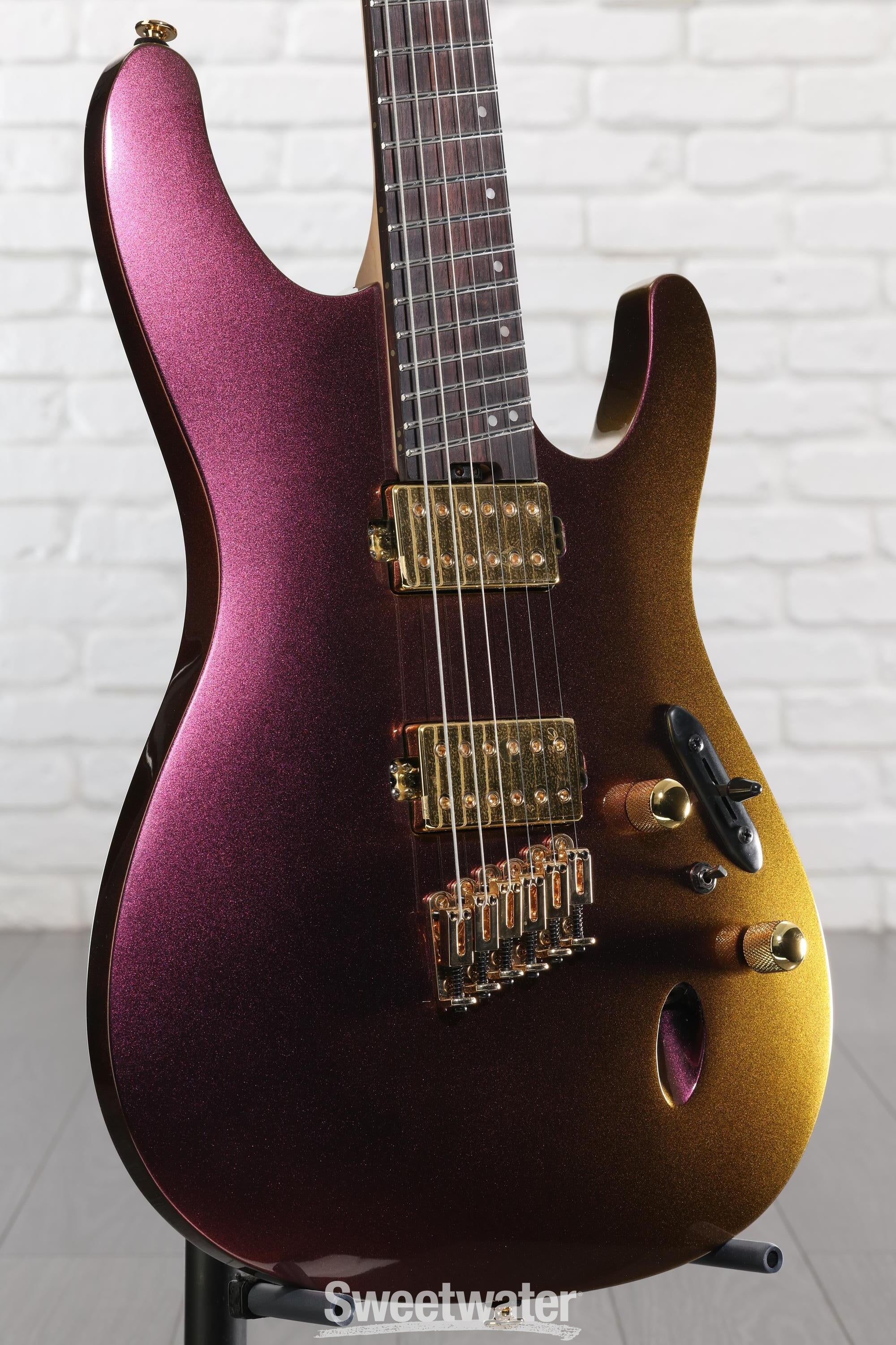 Ibanez Axe Design Lab SML721 Electric Guitar - Rose Gold Chameleon