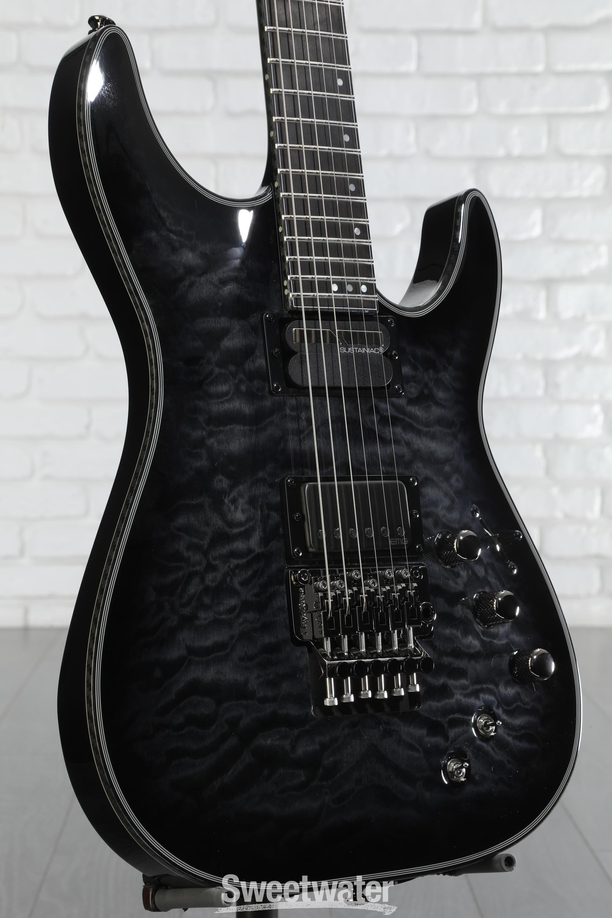 Schecter Hellraiser Hybrid C-1 FR-S Electric Guitar - Trans