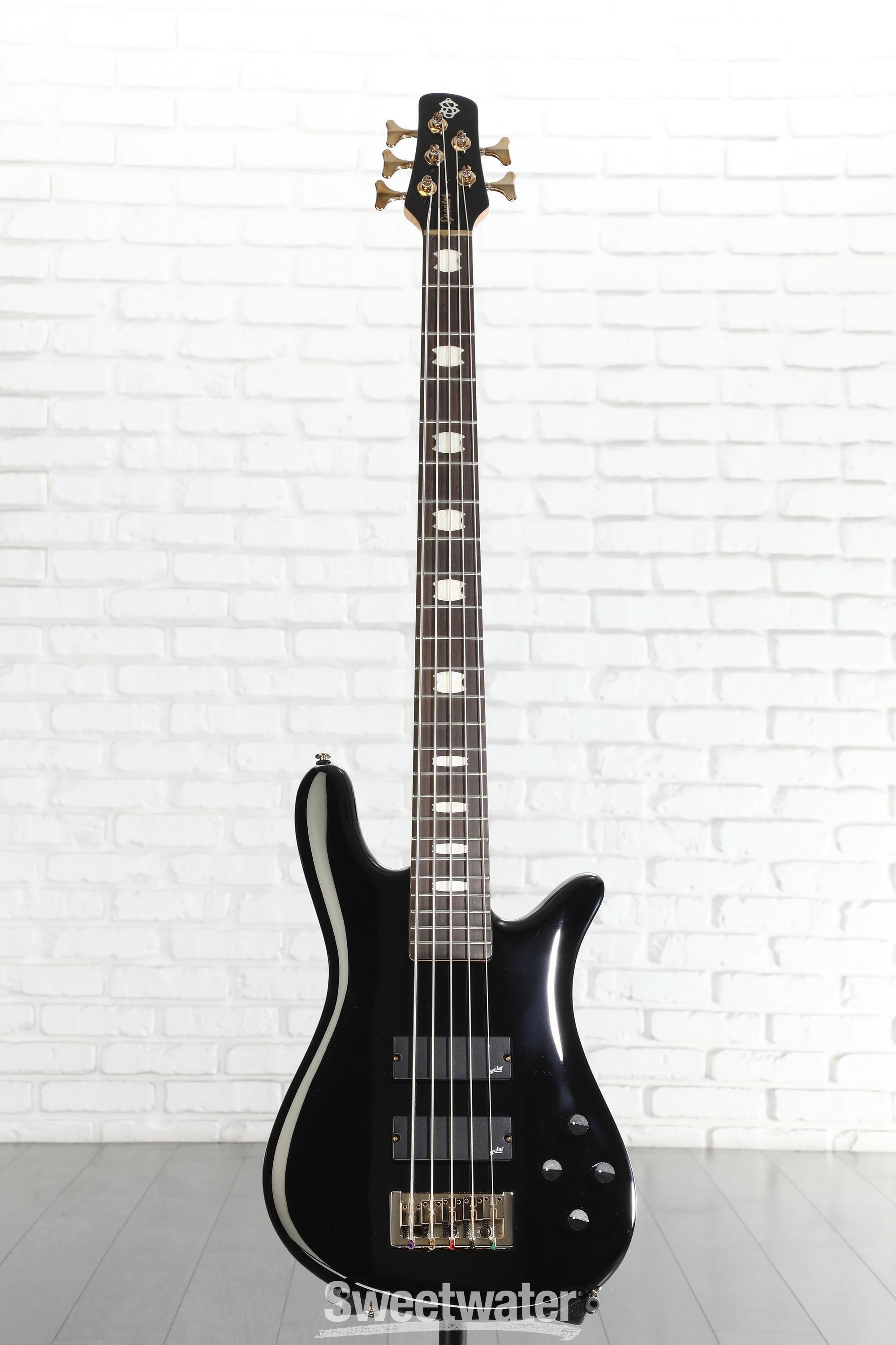 Spector Icon NS-5 5-string Electric Bass Guitar - Black Gloss