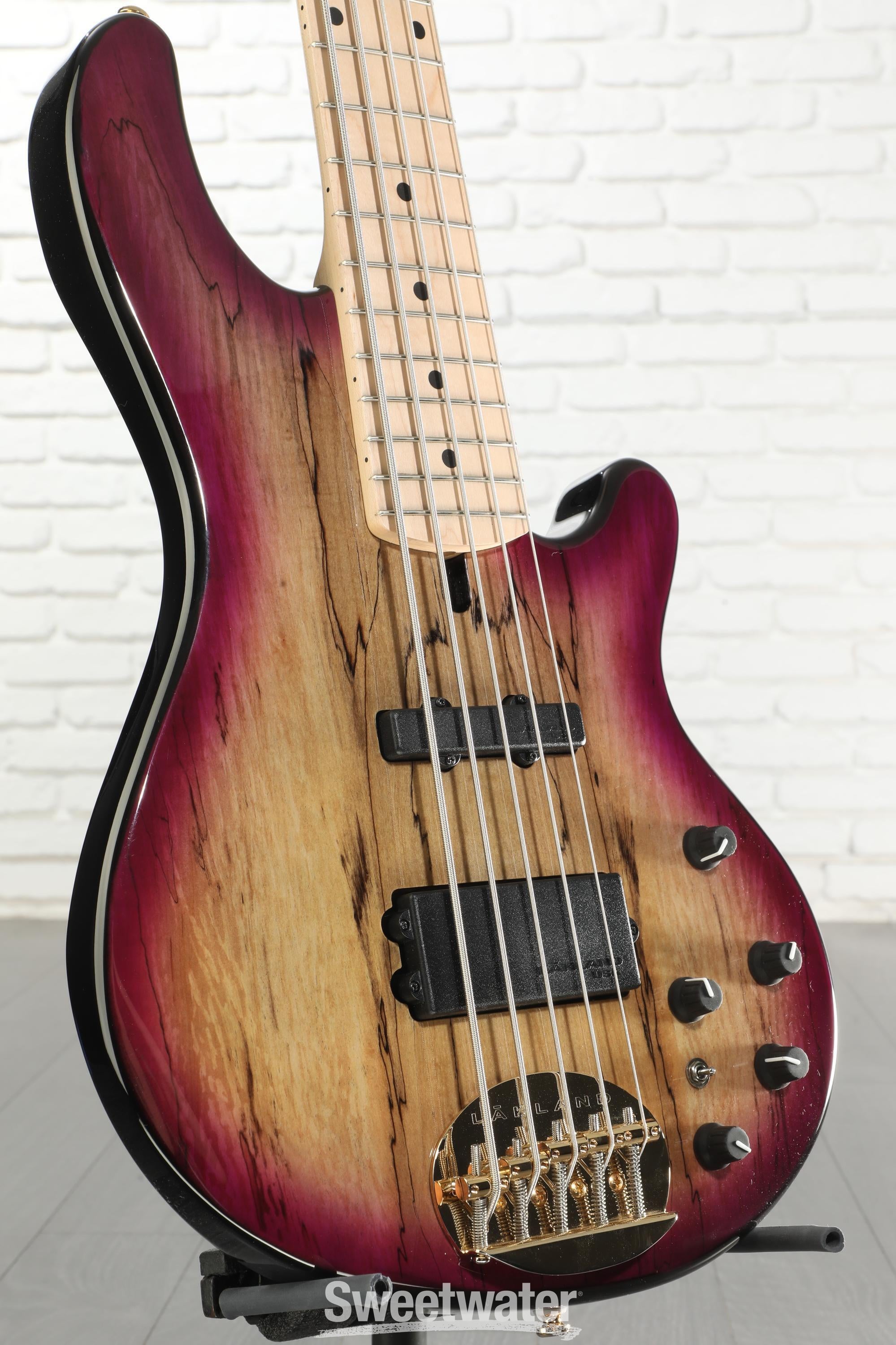 Lakland 55-02 Deluxe Bass Guitar - Violet Burst with Maple