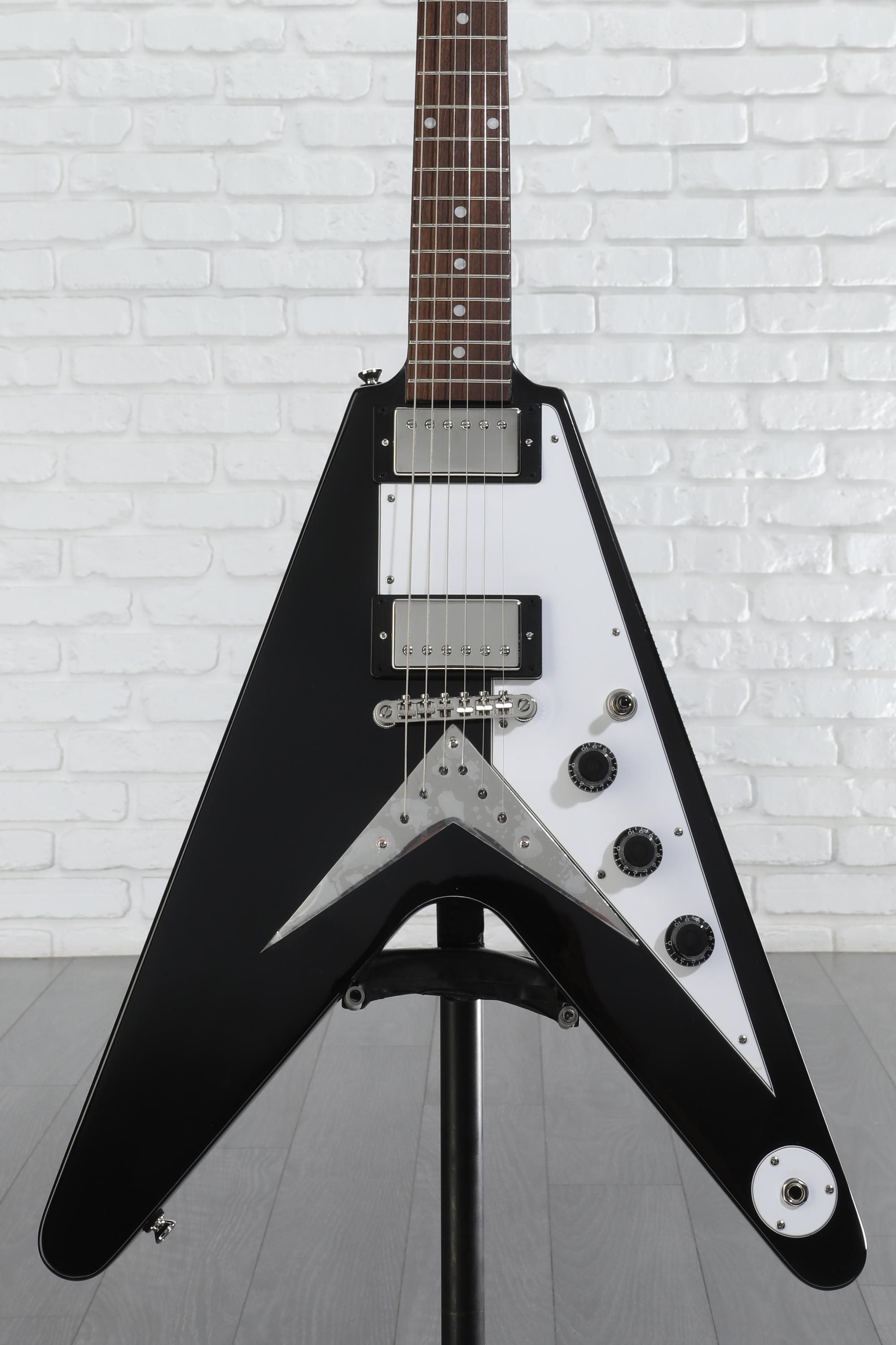 EPIPHONE ( エピフォン ) Flying V Ebony Epiphone Flying V, Ebony | Epiphone
