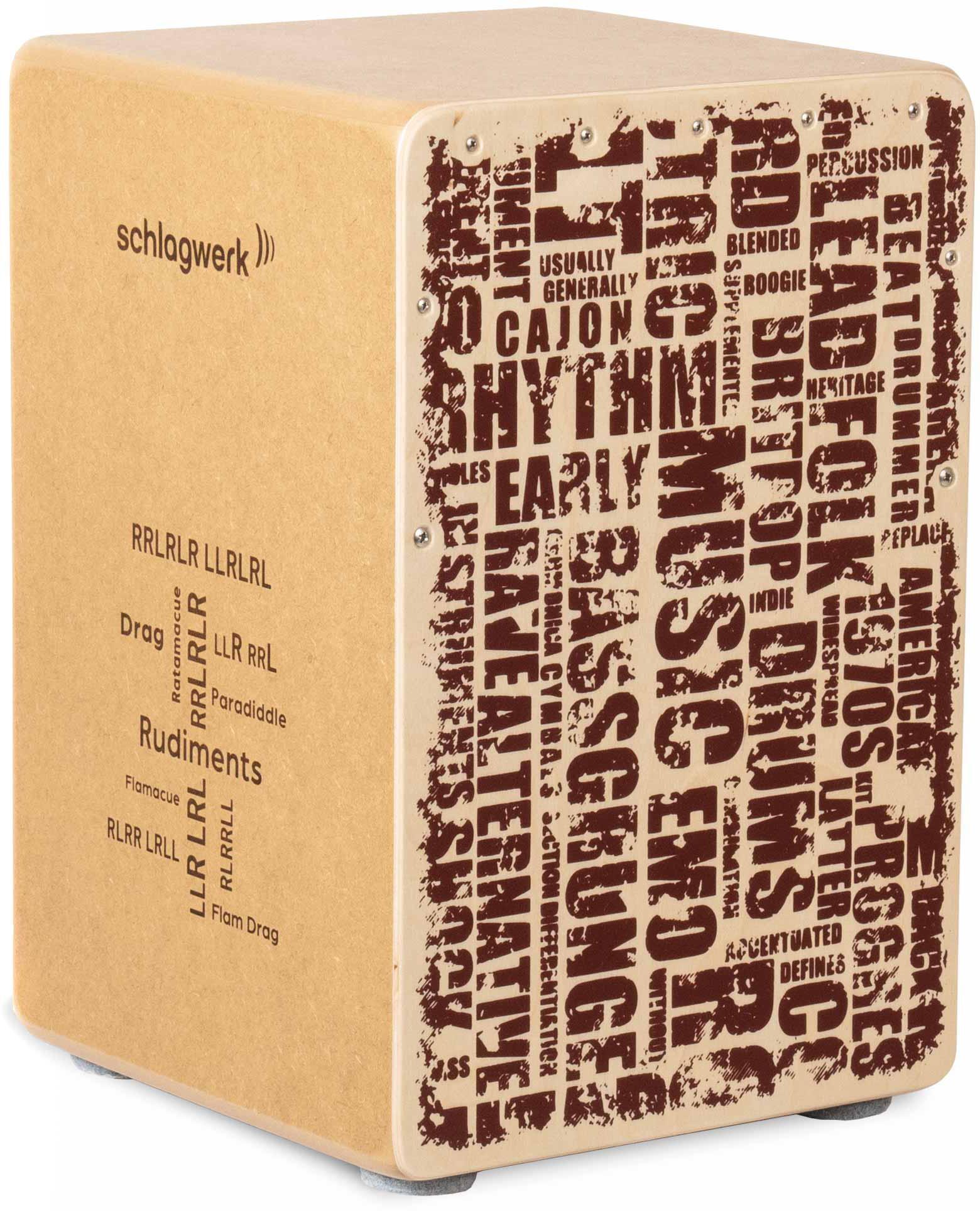 Photo of Schlagwerk Rudiments Cajon - Medium, Styles