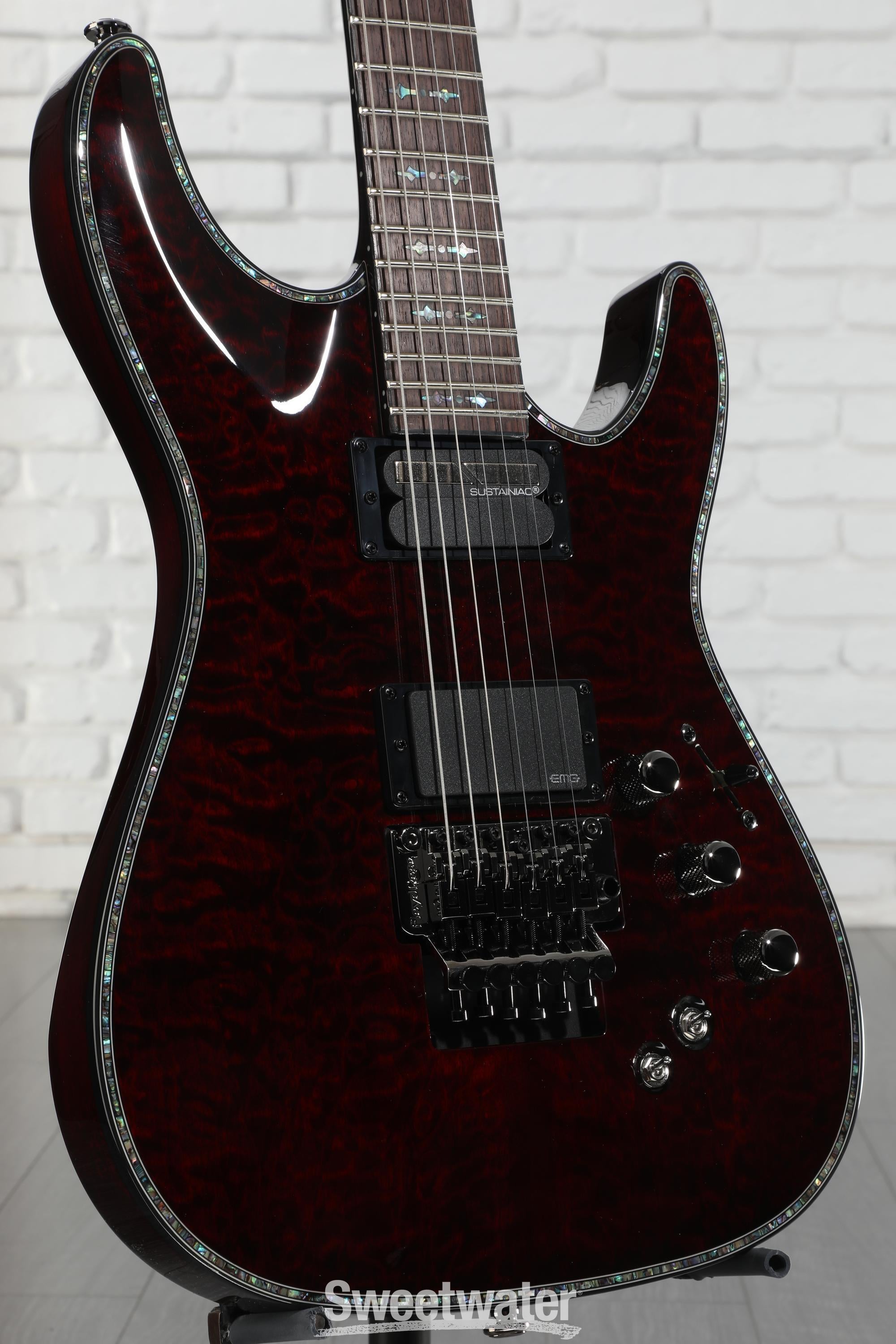 SCHECTER C-1 FR HellRaiser　美品！ Schecter Hellraiser C-1 FR-S Electric Guitar - Black Cherry