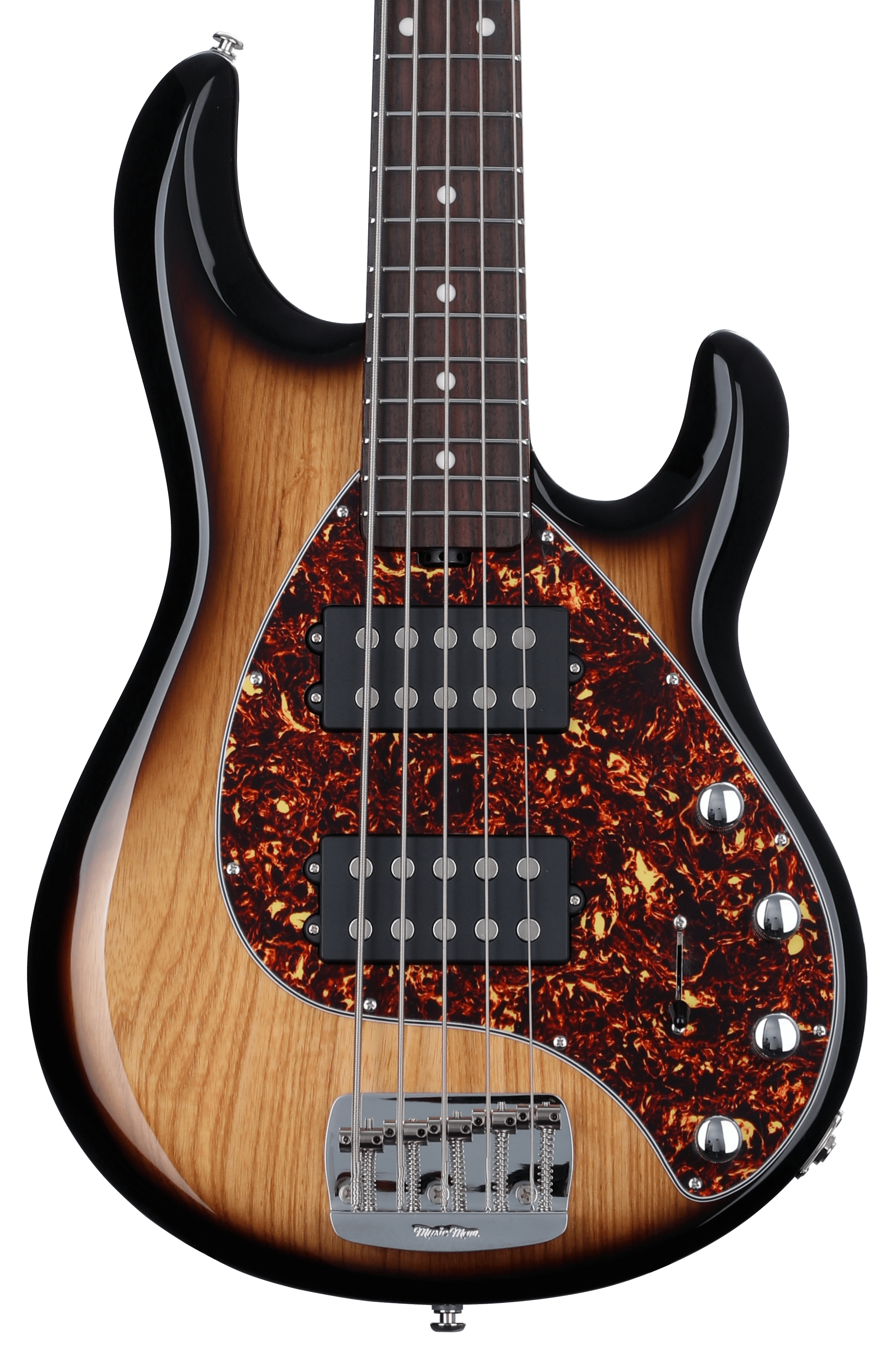 Ernie Ball Music Man StingRay Special 5 HH Bass Guitar - Burnt 