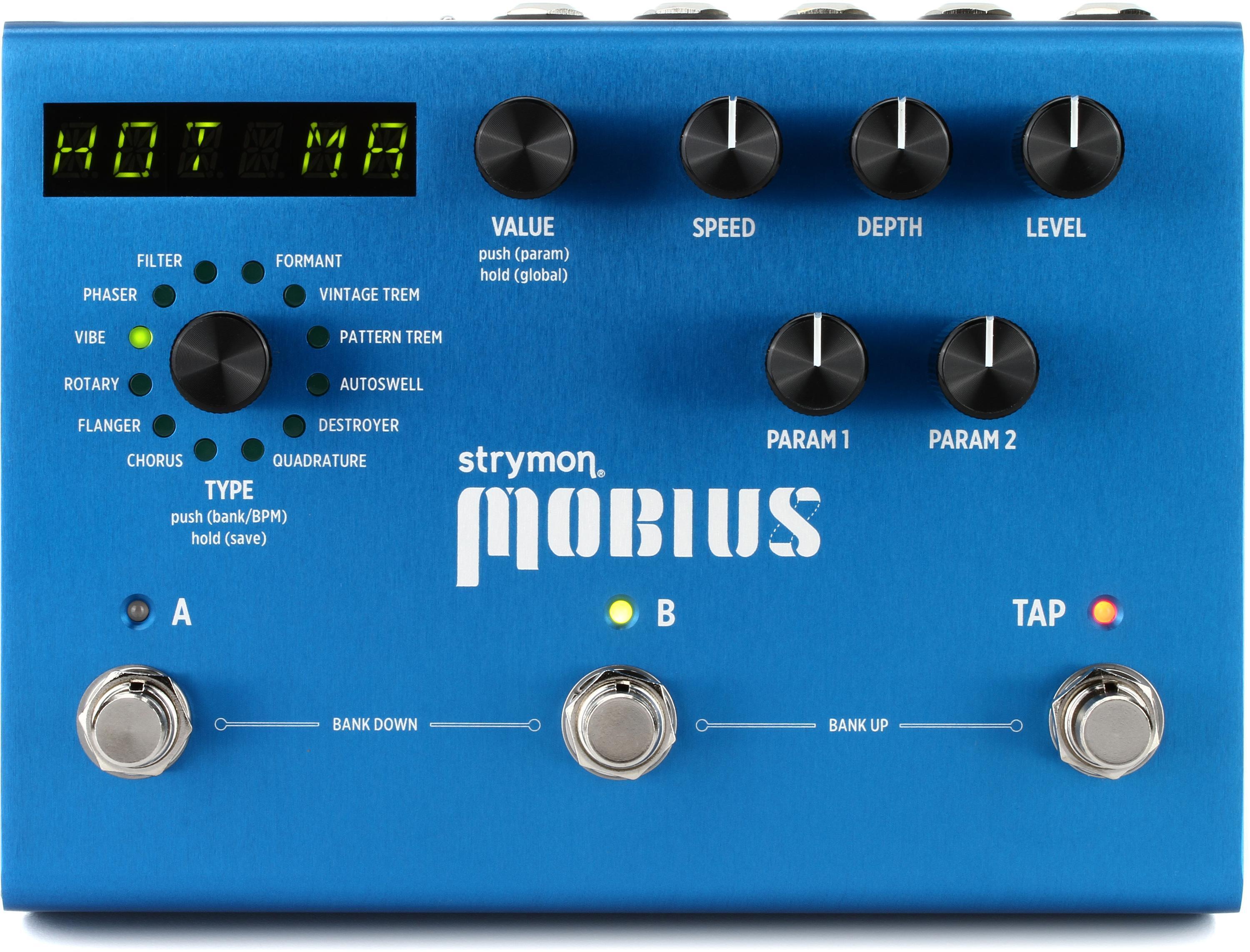 Strymon Mobius モジュレーション　エフェクター strymon MOBIUS モジュレーション マルチエフェクター ストライモン