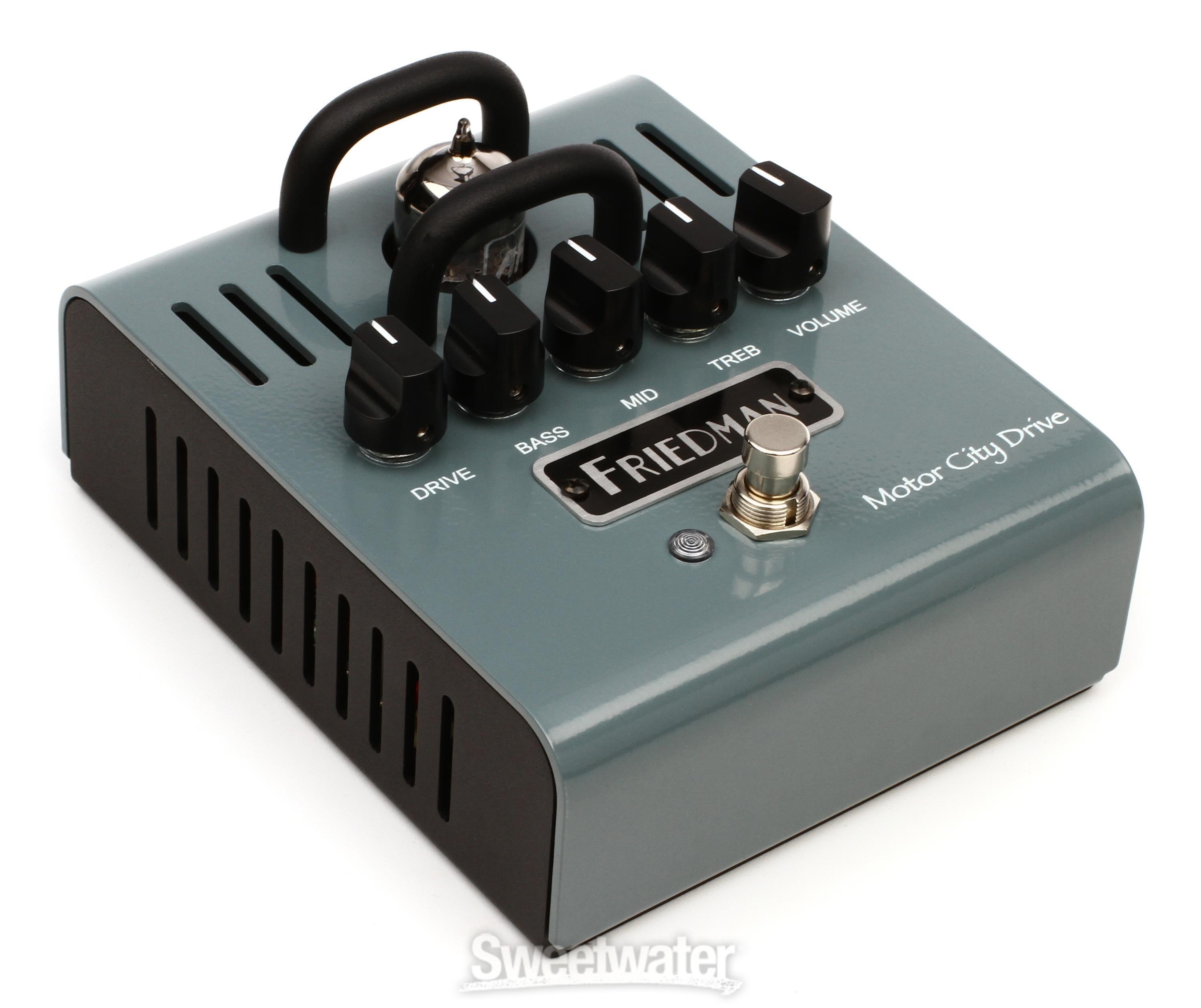 Friedman Motor City Drive - 12AX7 Tube Overdrive Pedal | Sweetwater