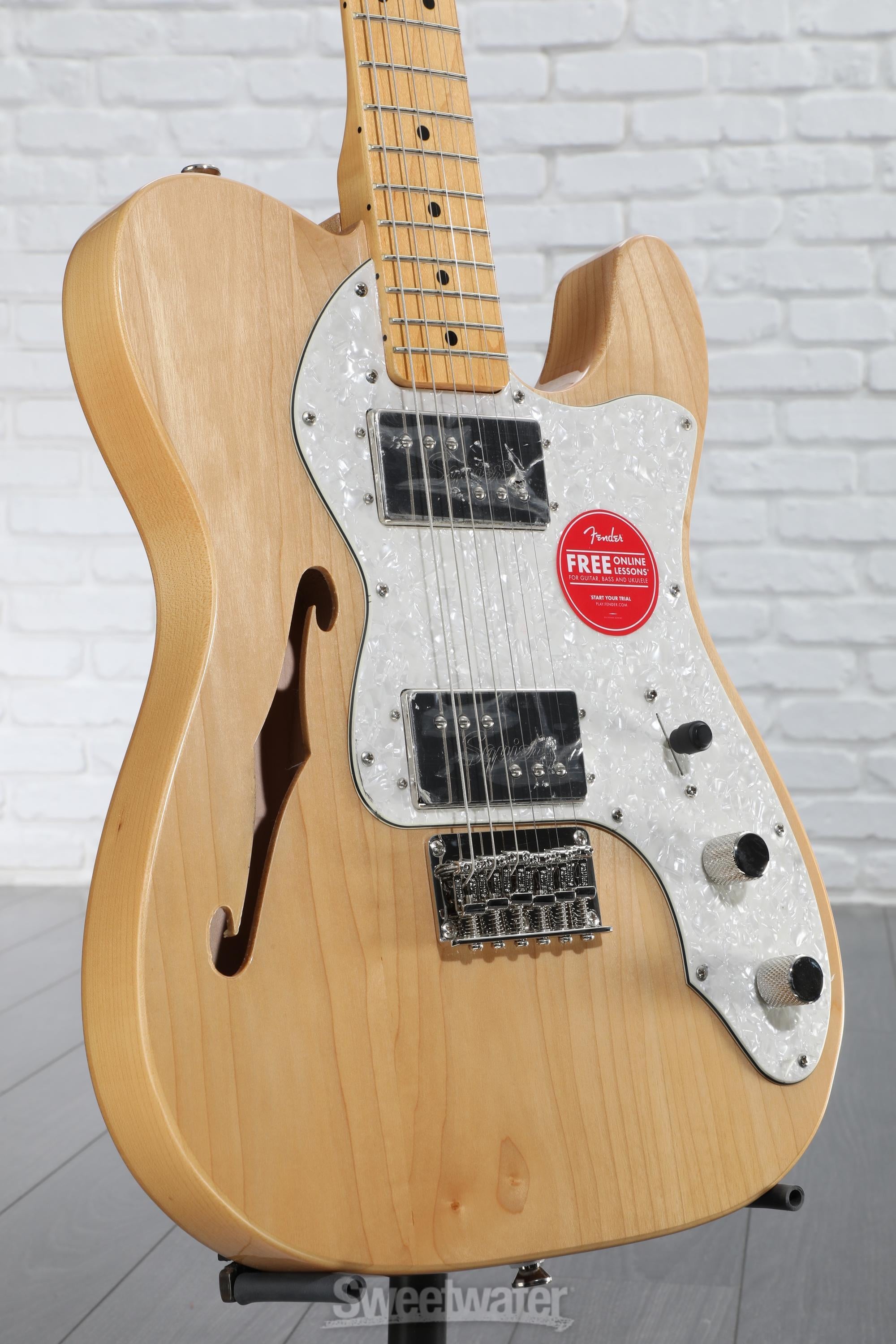 ギター Squier by Fender TELECASTER THINLINE Squier Affinity Series Telecaster Thinline Electric Guitar