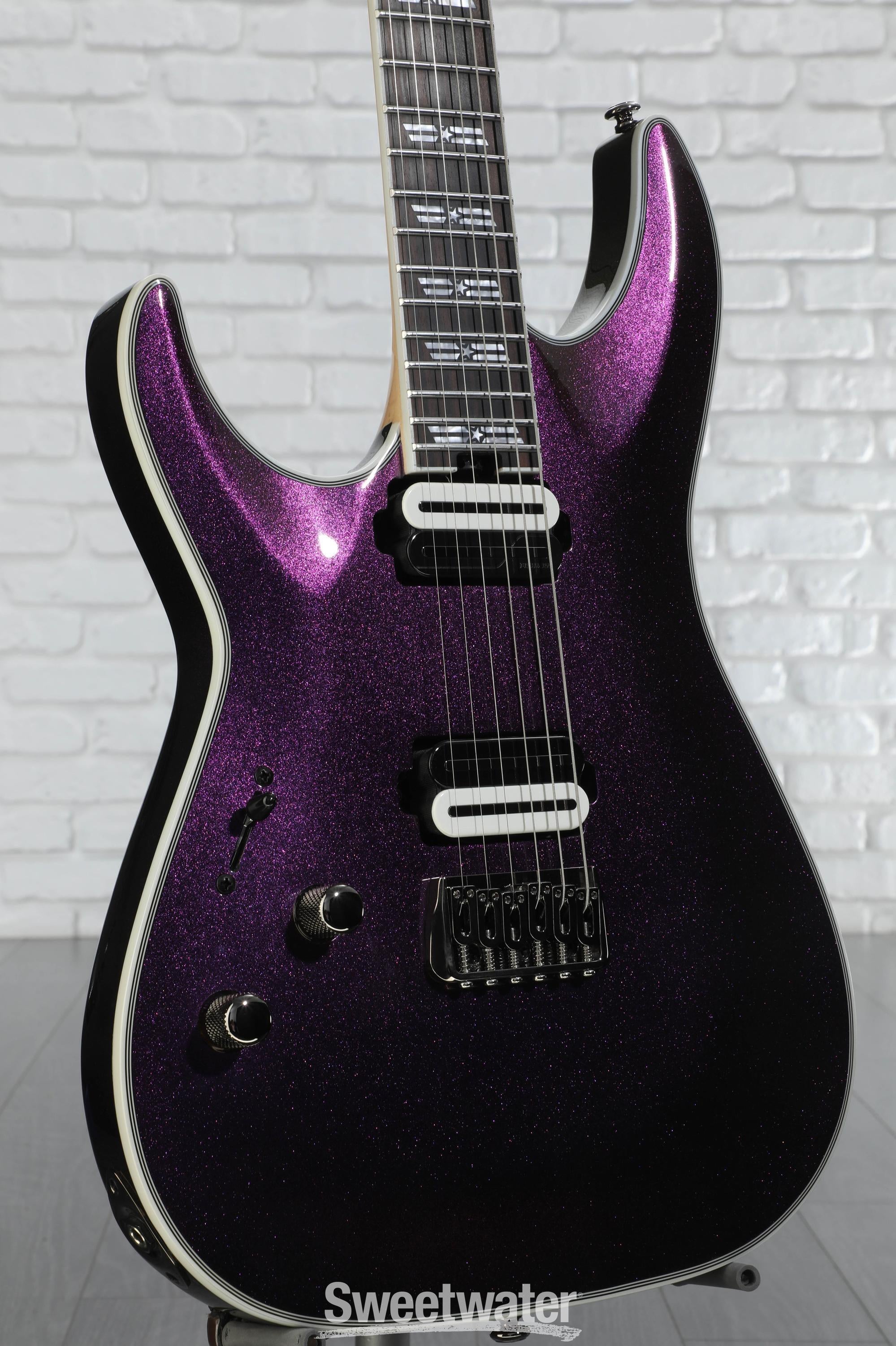 Schecter C-1 SLS Hollywood Left-handed Electric Guitar - Supernova