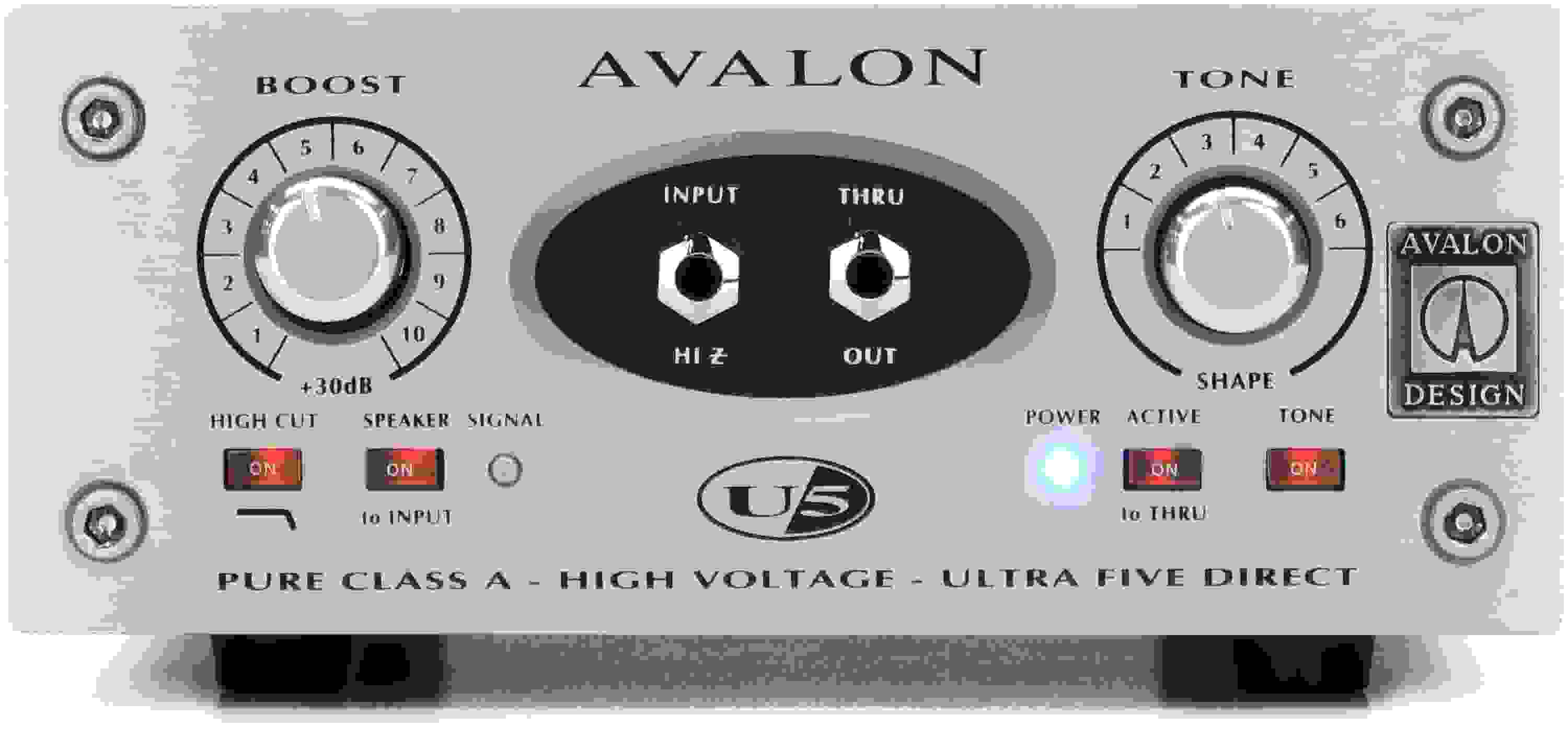 Avalon U5 Class A Active Instrument DI and Preamp Reviews Sweetwater