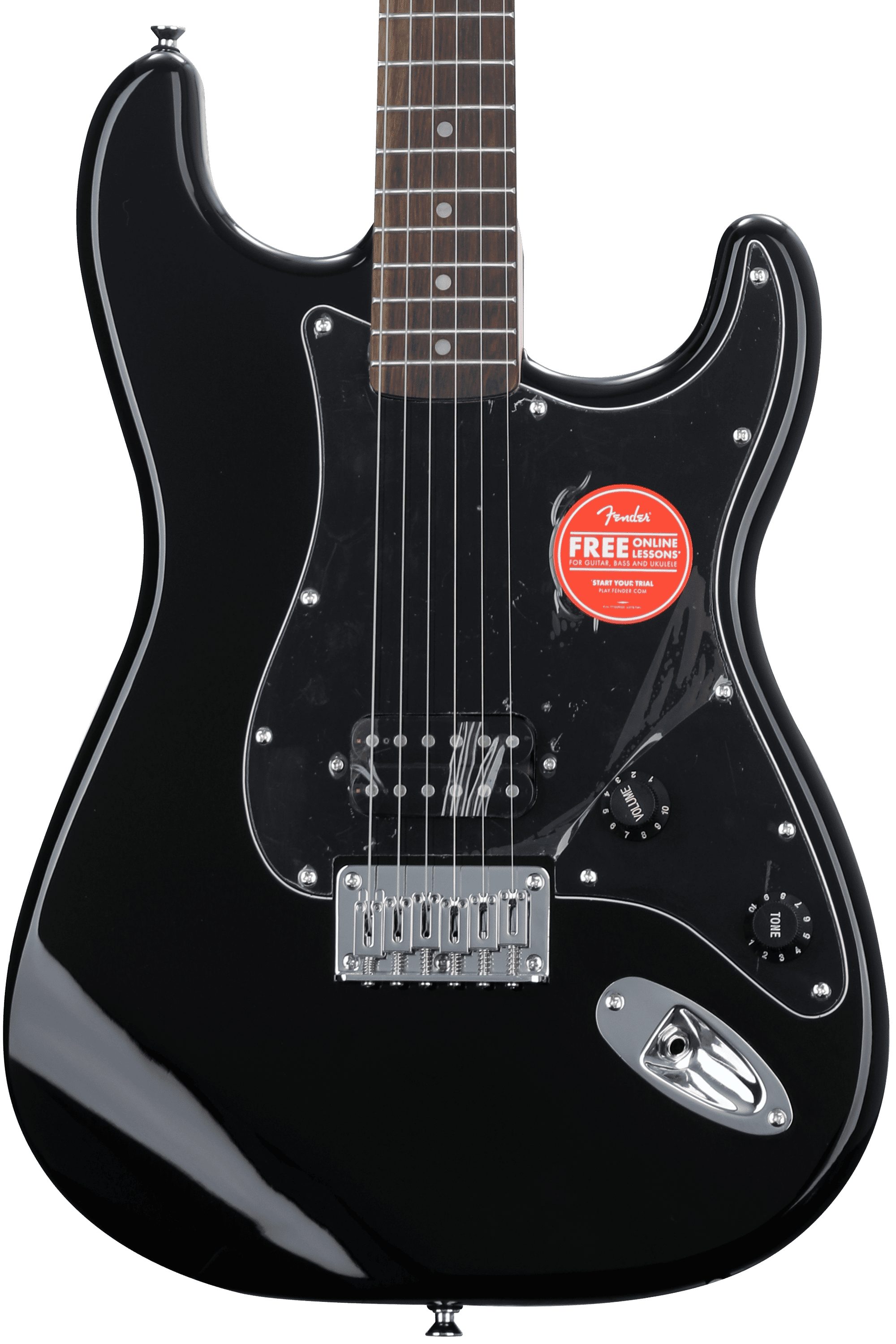 Squier Affinity Series Stratocaster H HT - Black, Sweetwater Exclusive